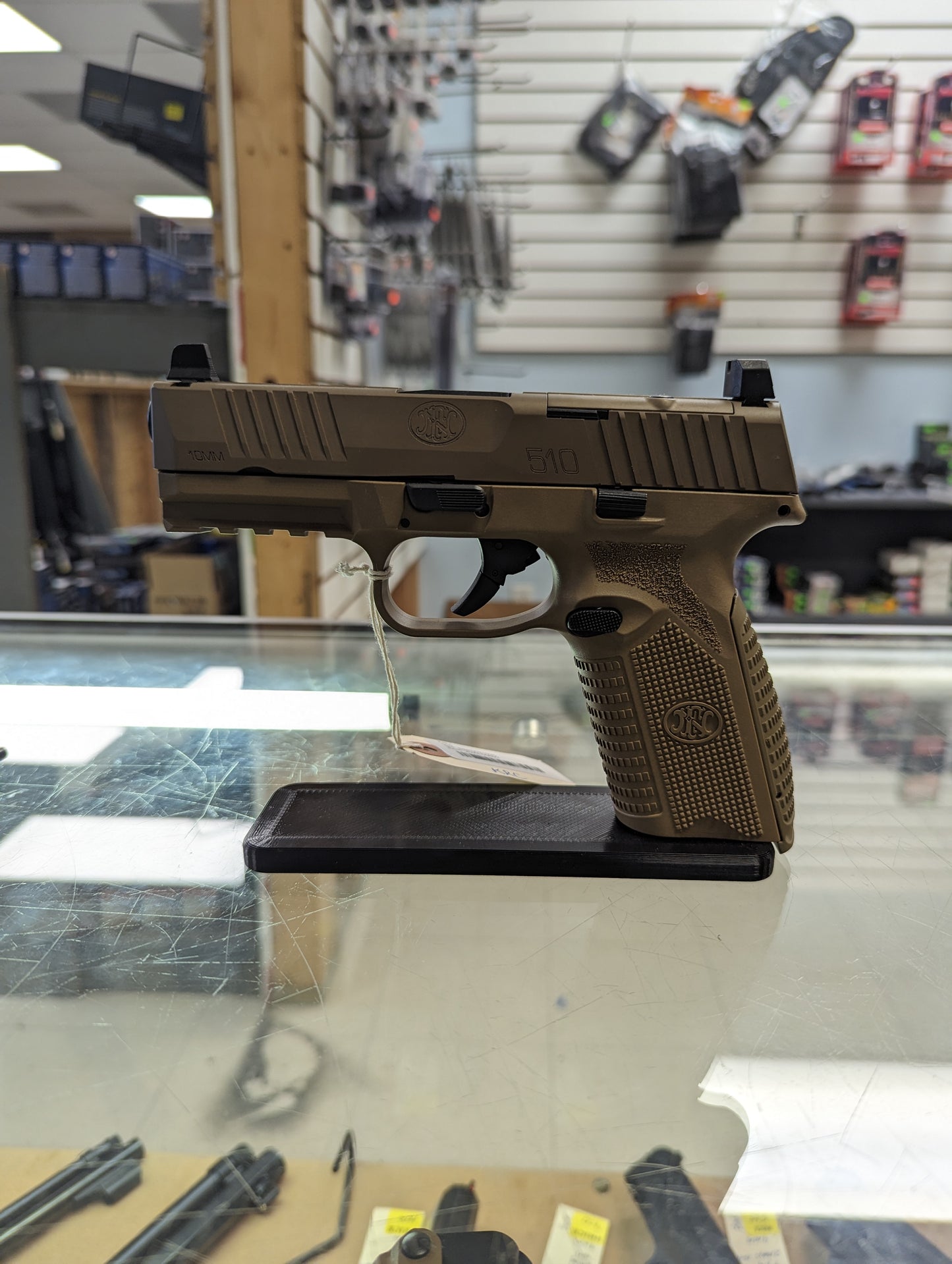 Display Stand for FN 510 | Handgun Holder Storage Rack