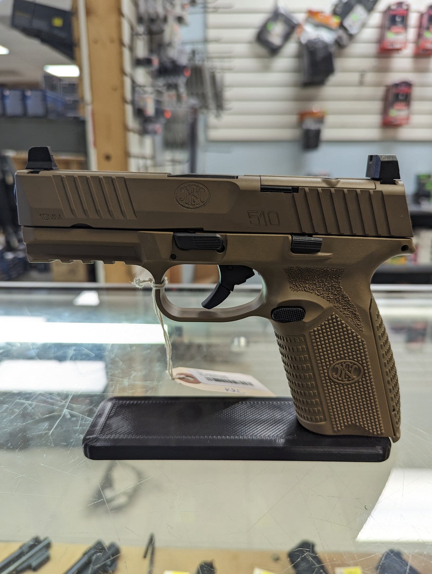 Display Stand for FN 510 | Handgun Holder Storage Rack