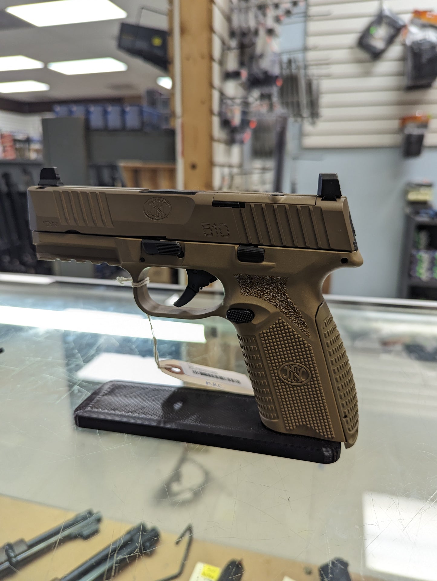 Display Stand for FN 510 | Handgun Holder Storage Rack