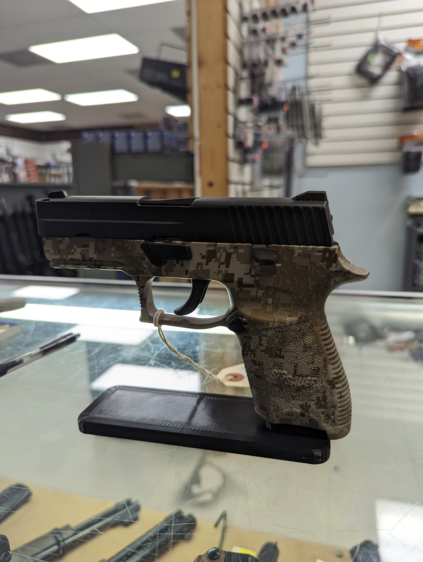Display Stand for Sig P250 | Handgun Holder Storage Rack