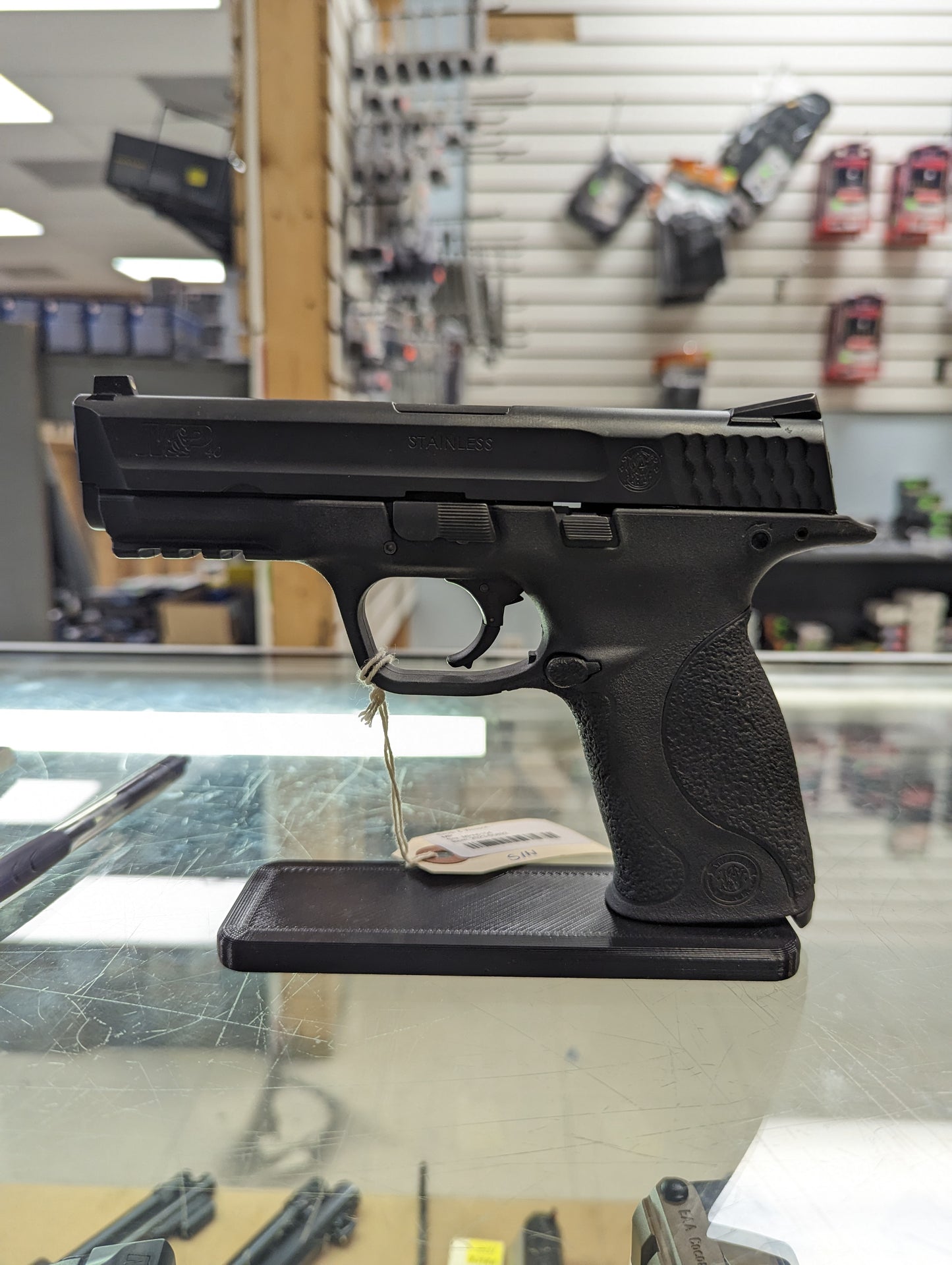 Display Stand for S&W M&P 40 | Handgun Holder Storage Rack