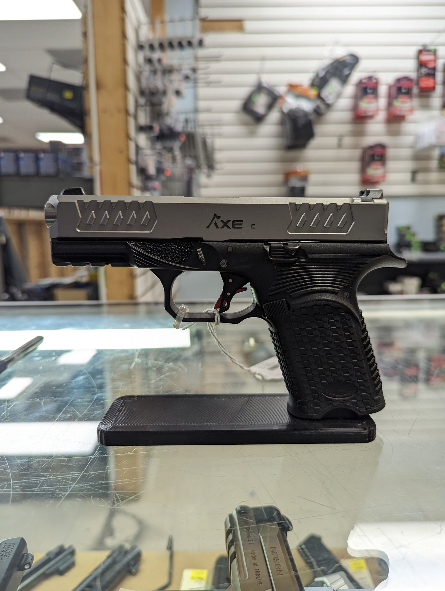 Display Stand for Glock 9mm/40/357 | Handgun Holder Storage Rack