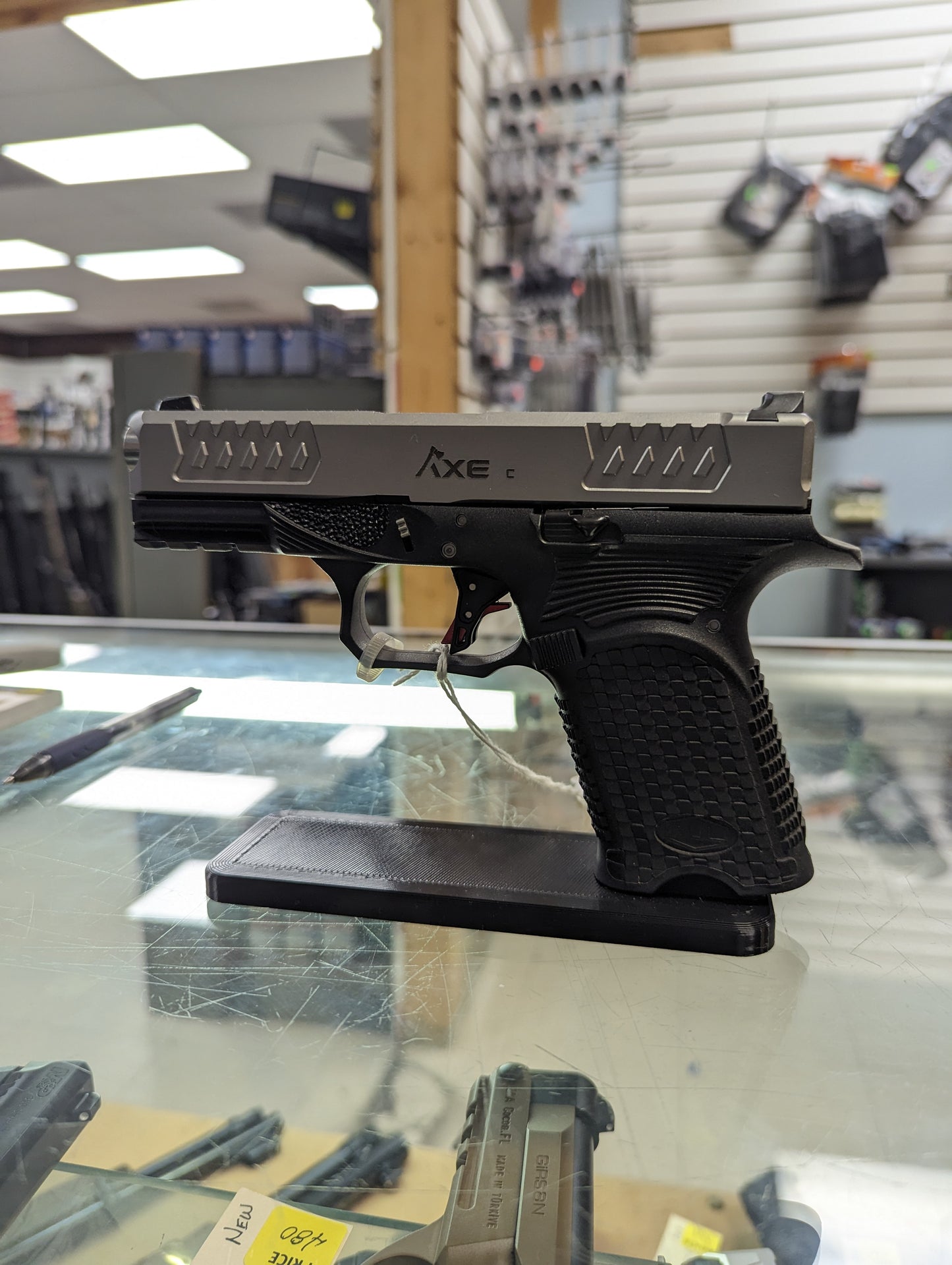 Display Stand for Glock 9mm/40/357 | Handgun Holder Storage Rack