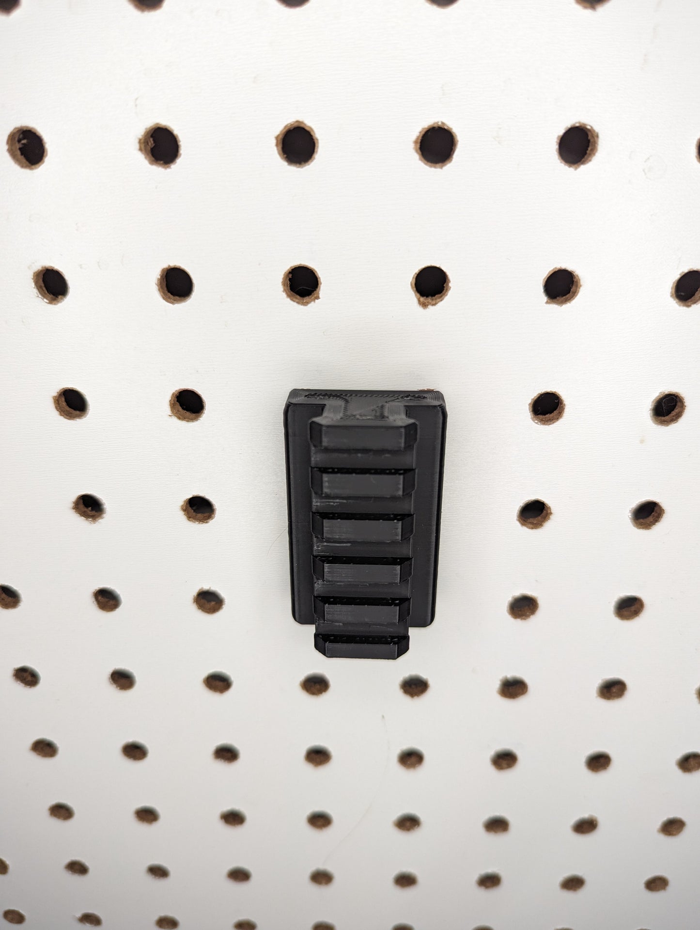 Picatinny Accessory Rail Mount Vertical - Pegboard / IKEA Skadis / Wall Control / Vaultek | Gear Holder Storage Rack