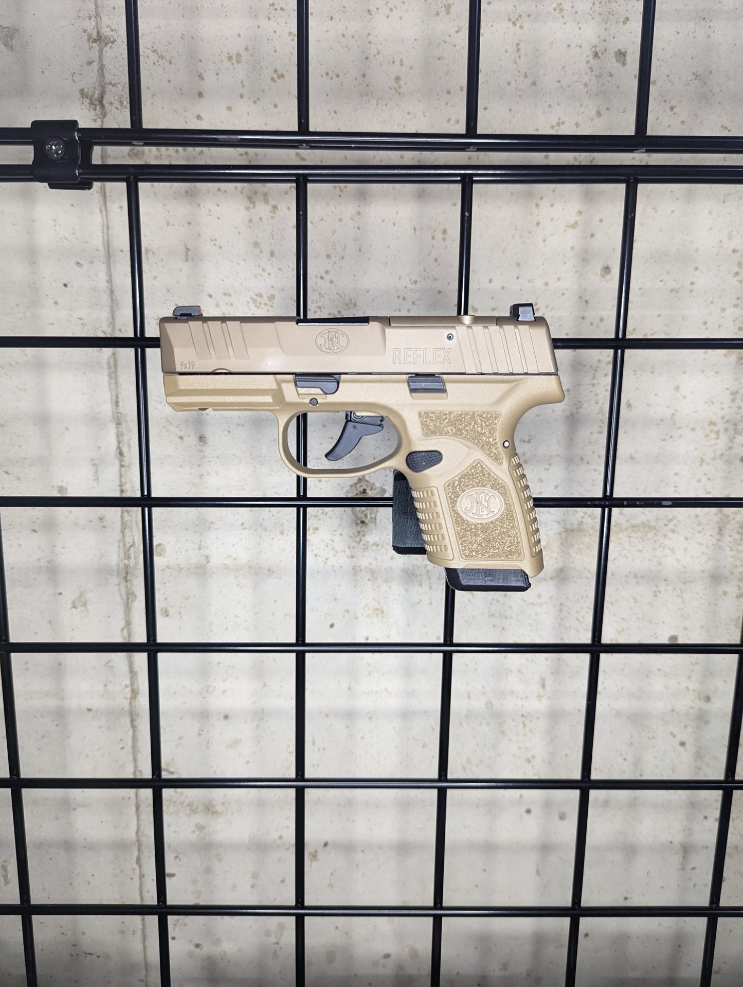 Magwell Mount for FN Reflex - Gridwall | Handgun Holder Storage Rack