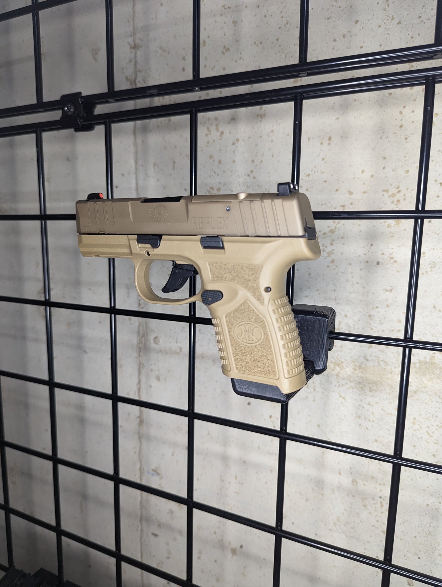 Magwell Mount for FN Reflex - Gridwall | Handgun Holder Storage Rack