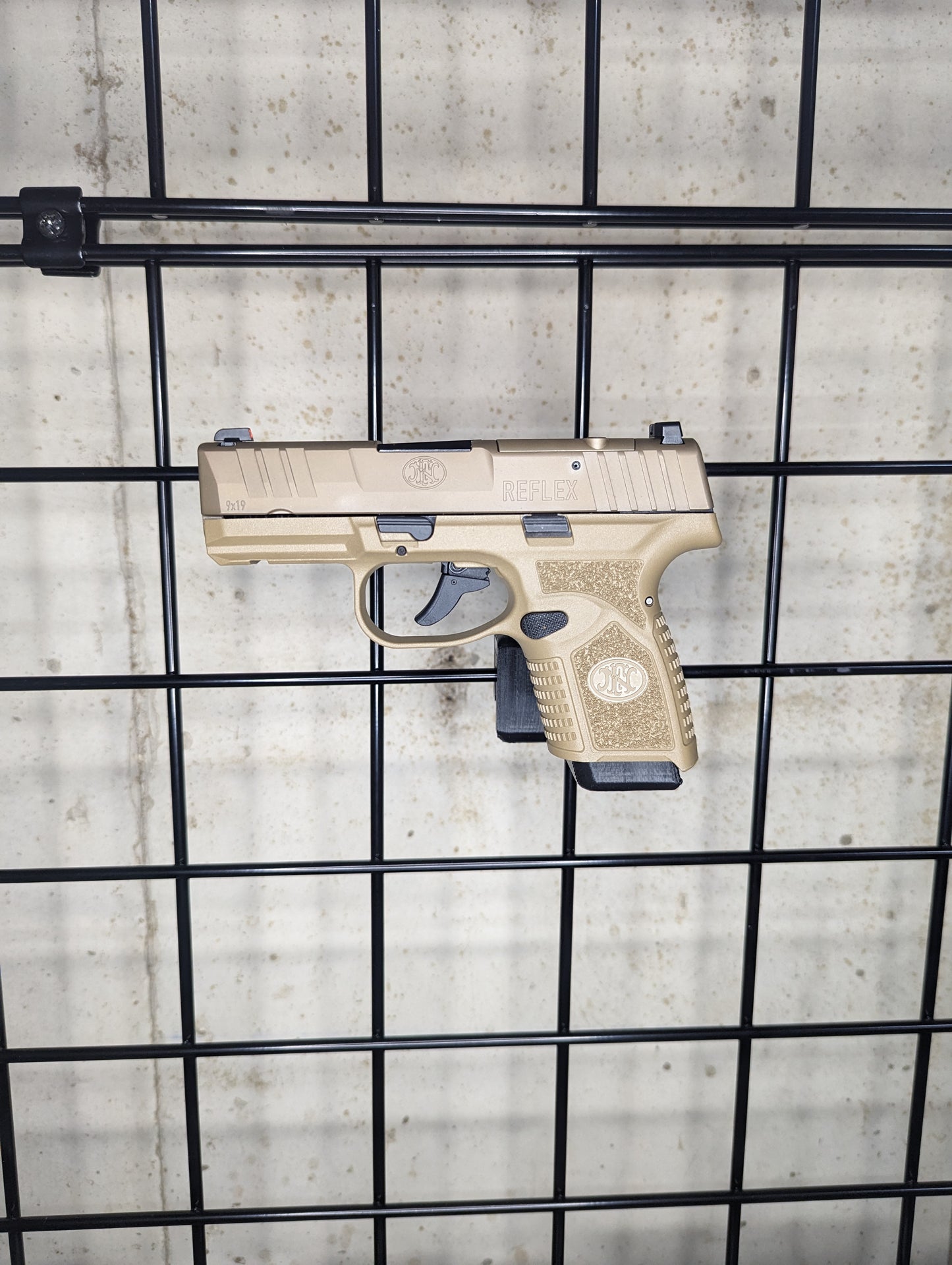 Magwell Mount for FN Reflex - Gridwall | Handgun Holder Storage Rack