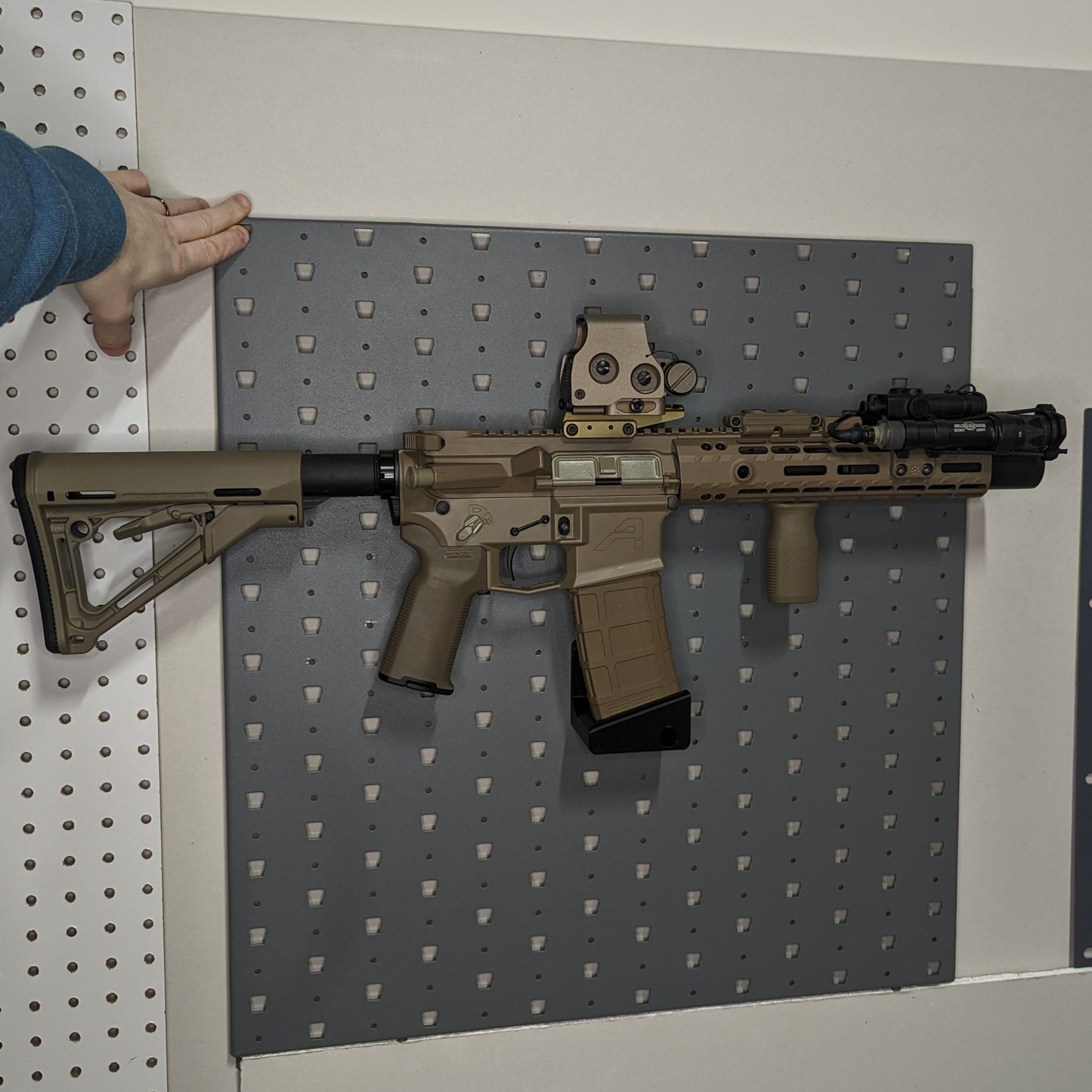 AR 15 Pmag Rifle Mount - GallowTech | Rifle Holder Storage Rack