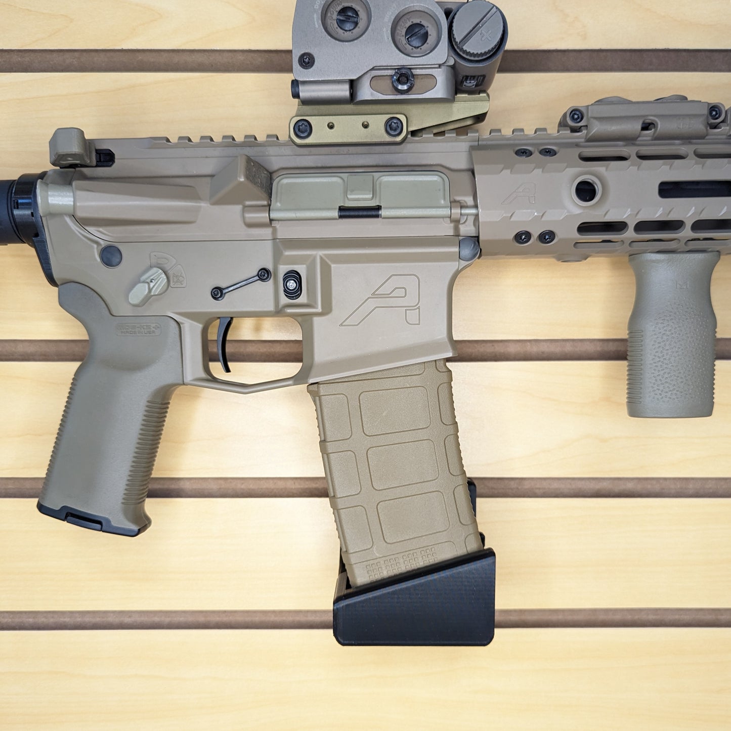 AR 15 Pmag Rifle Mount - Slatwall | Rifle Holder Storage Rack