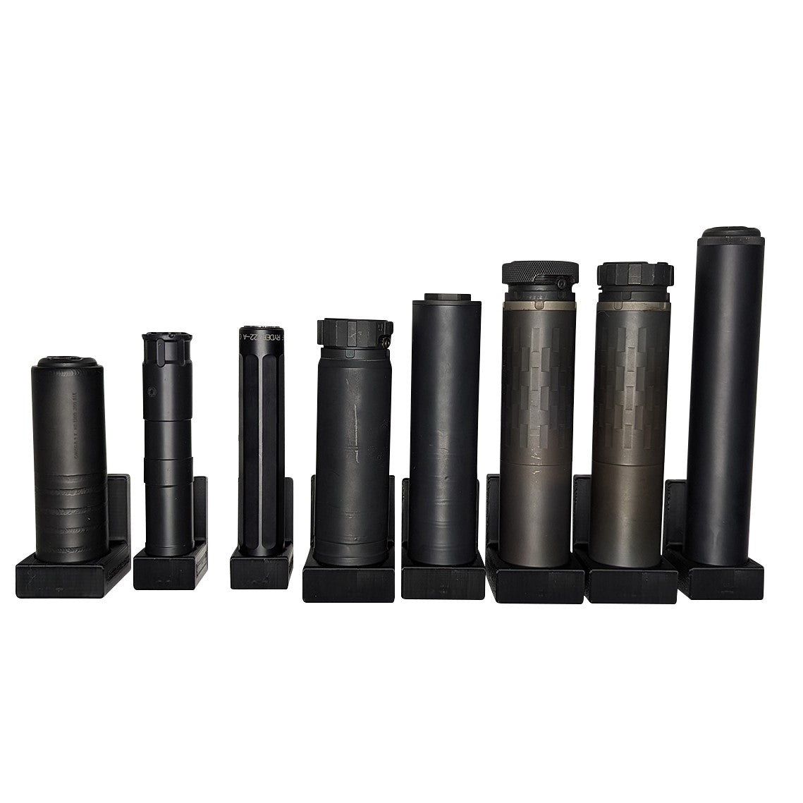 Silencer / Suppressor Display Mount Vertical - Wall | Gear Holder Storage Rack