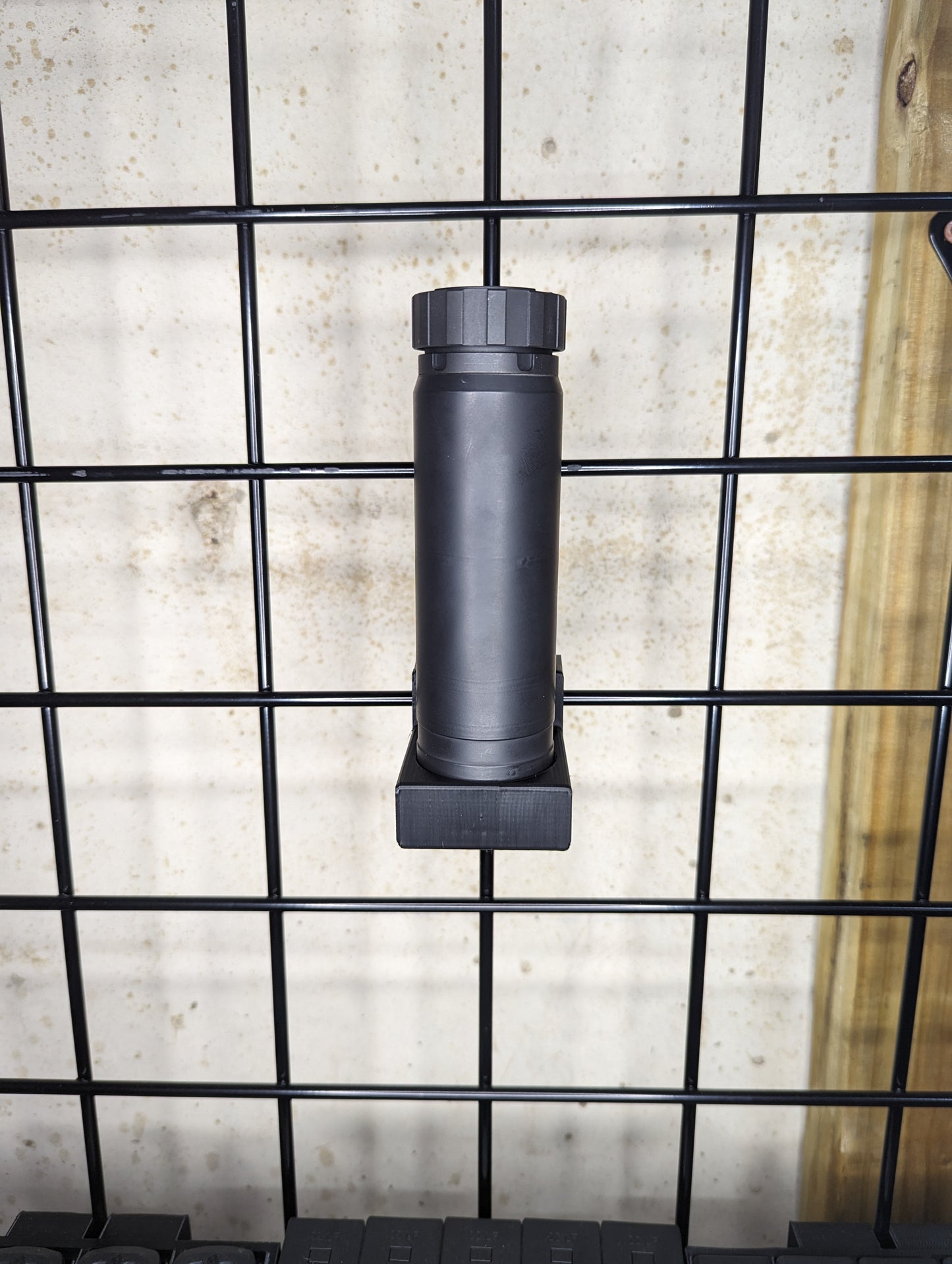 Silencer / Suppressor Display Mount Vertical - Gridwall | Gear Holder Storage Rack