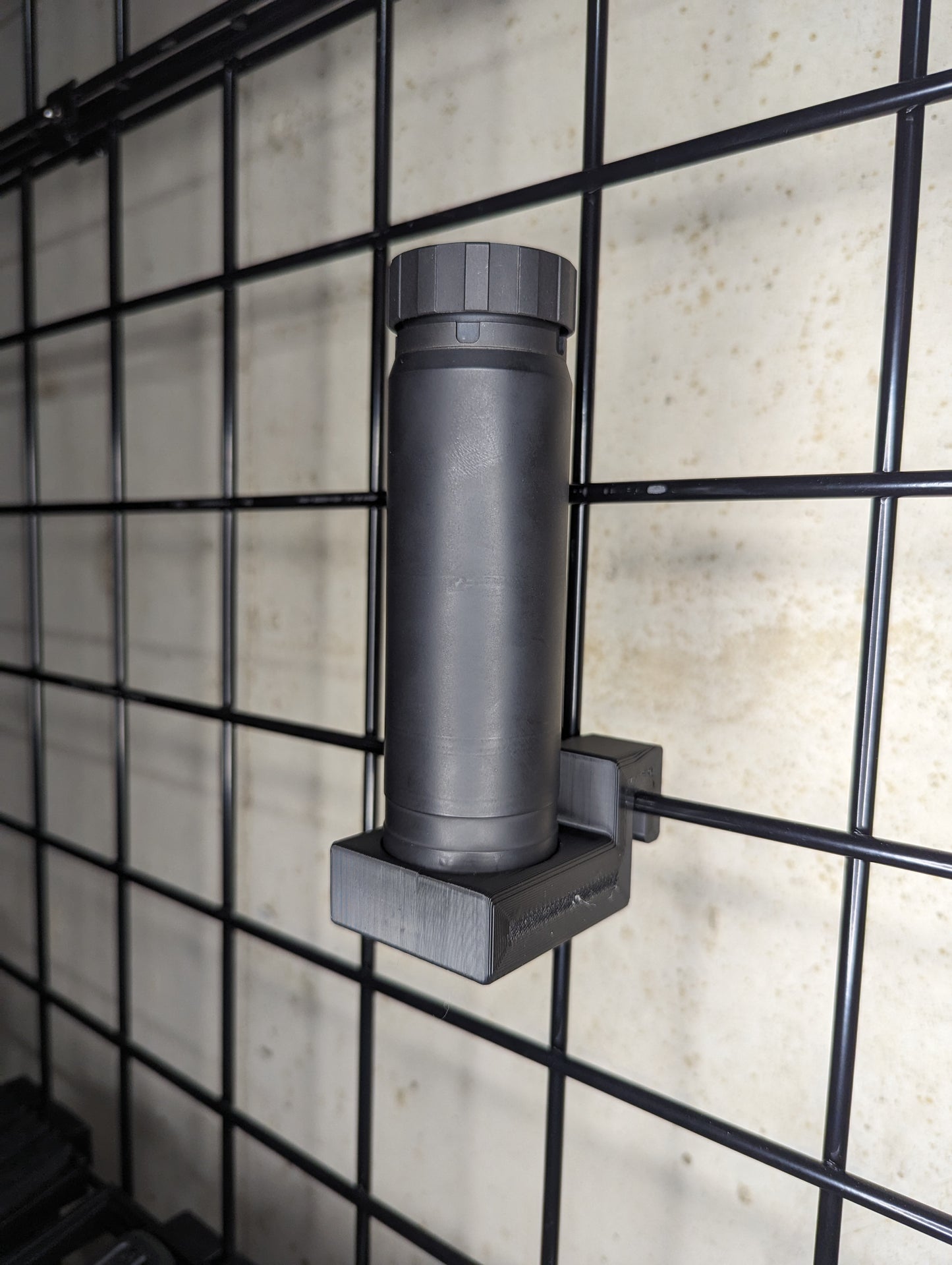 Silencer / Suppressor Display Mount Vertical - Gridwall | Gear Holder Storage Rack