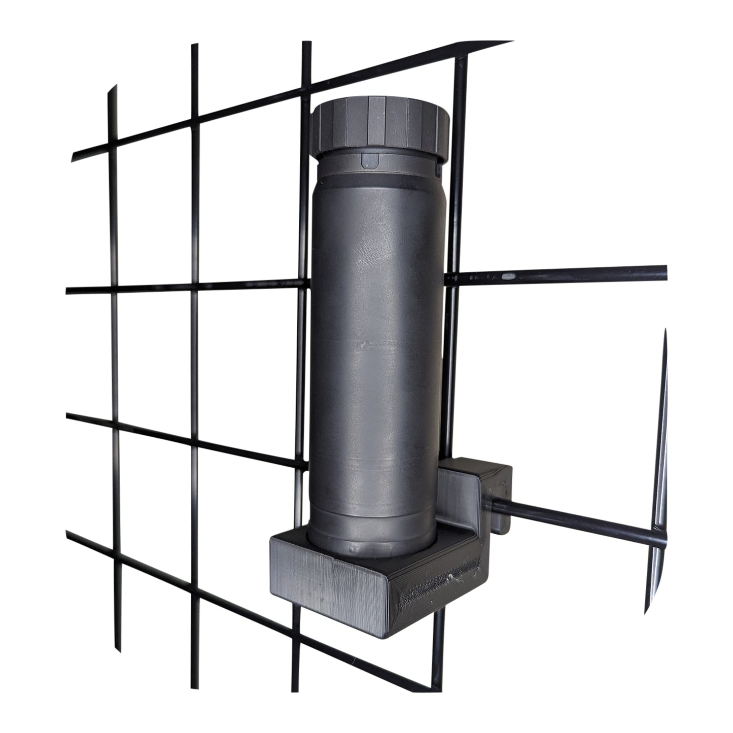 Silencer / Suppressor Display Mount Vertical - Gridwall | Gear Holder Storage Rack