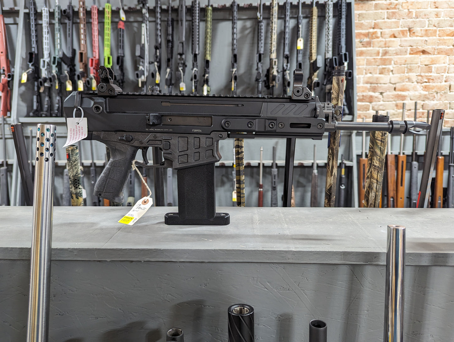 STANAG Compatible Inline Vertical Magwell Mount - Wall | Rifle Holder Storage Rack