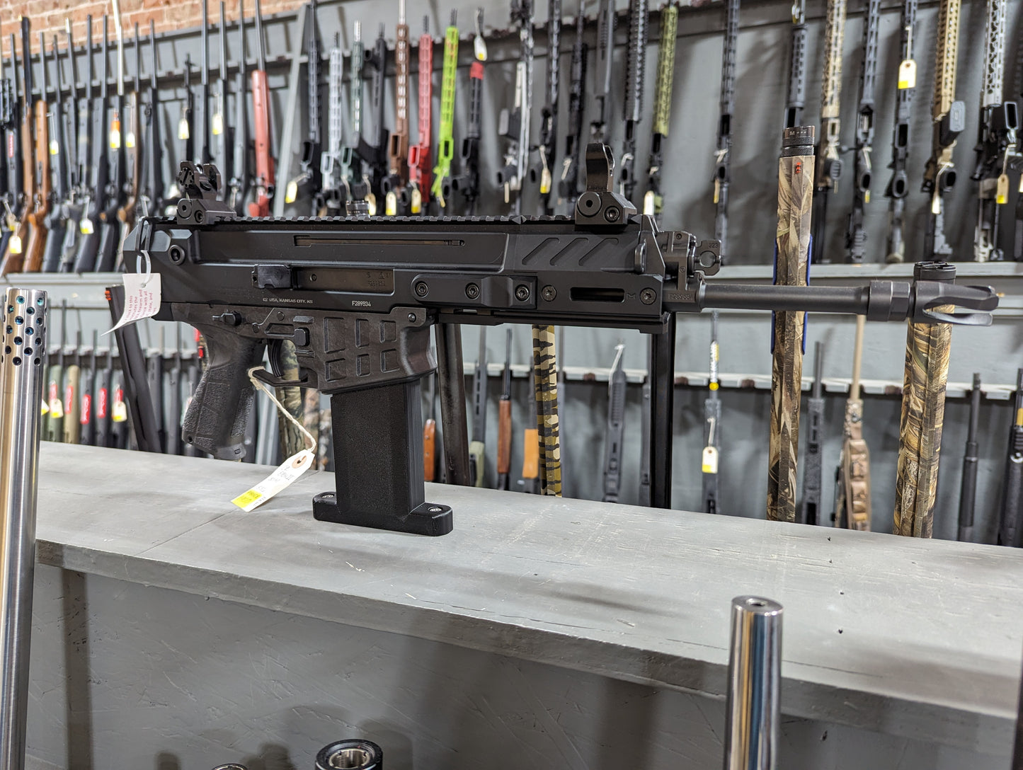 STANAG Compatible Inline Vertical Magwell Mount - Wall | Rifle Holder Storage Rack