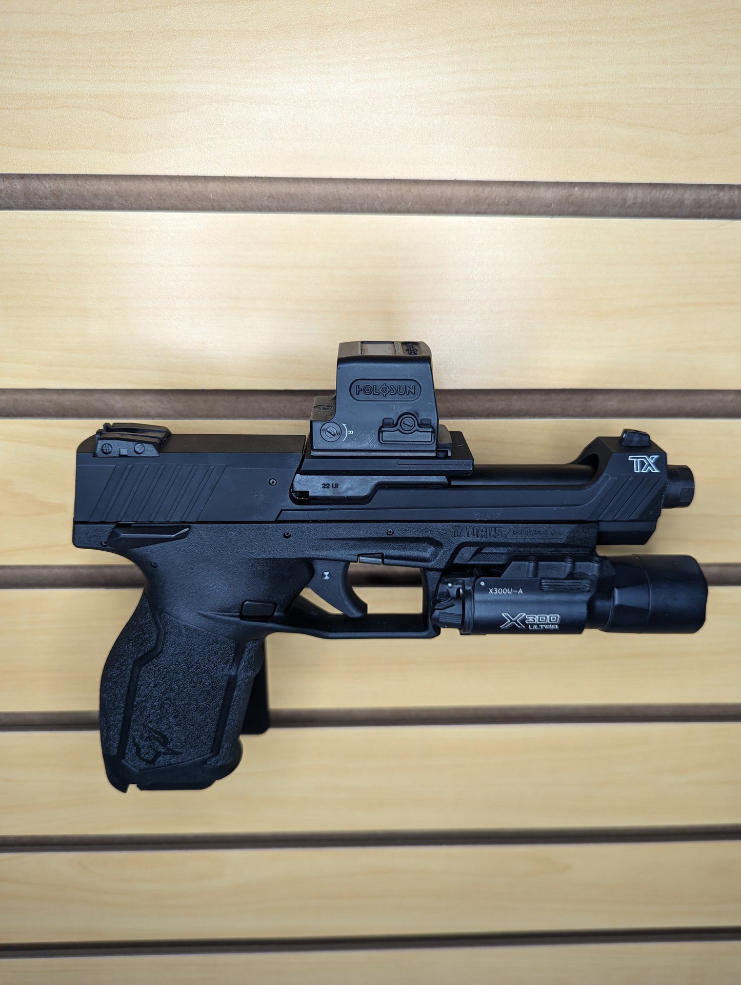 Magwell Mount for Taurus TX22 - Slatwall | Handgun Holder Storage Rack
