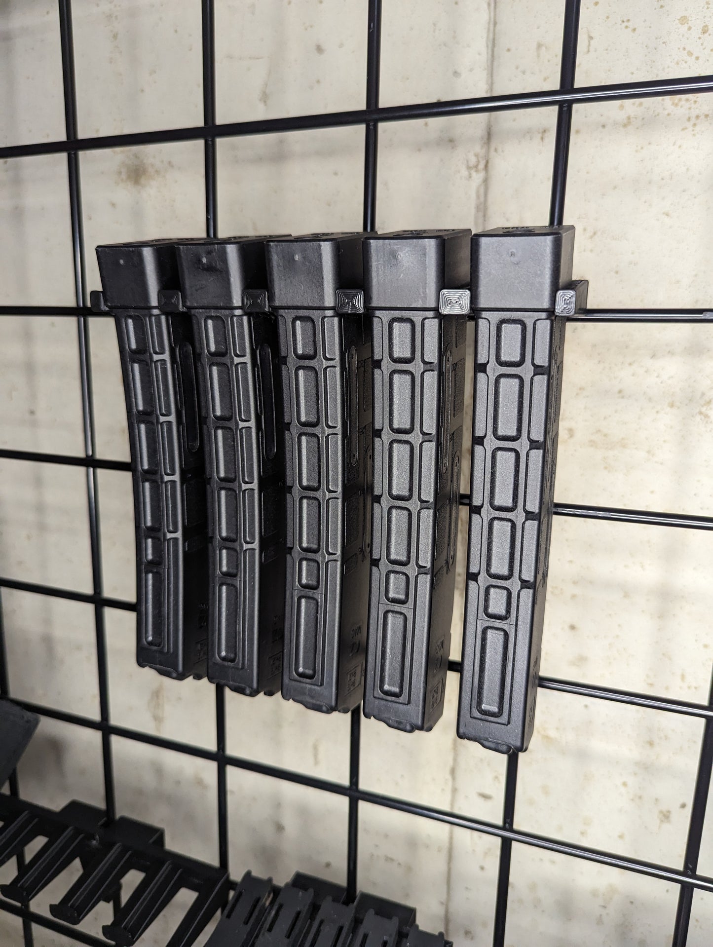 Mount for CZ Scorpion EVO Mags - Gridwall | Magazine Holder Storage Rack