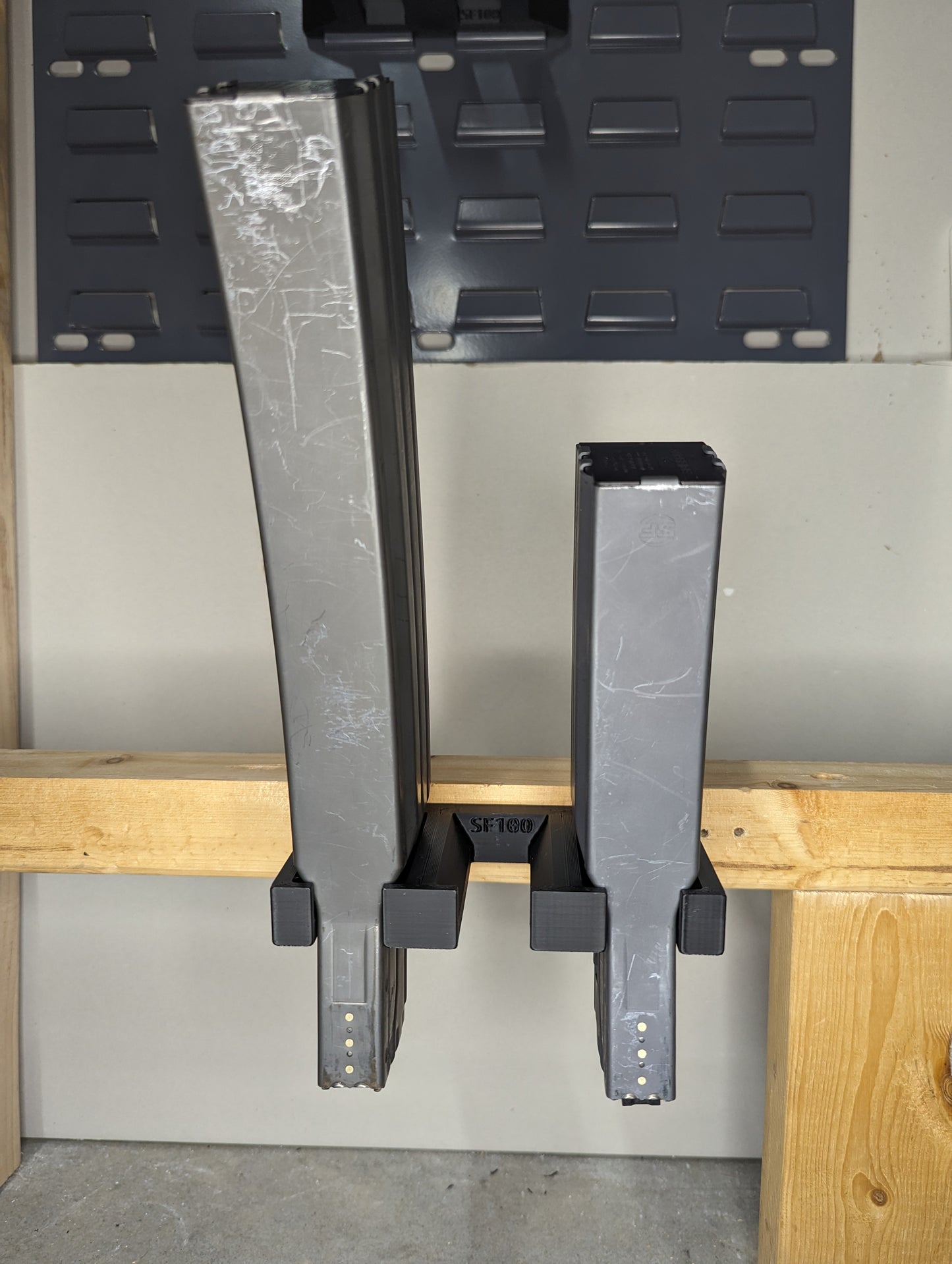 Mount for AR 15 223 / 556 Surefire 60 / 100 Mags - Wall | Magazine Holder Storage Rack