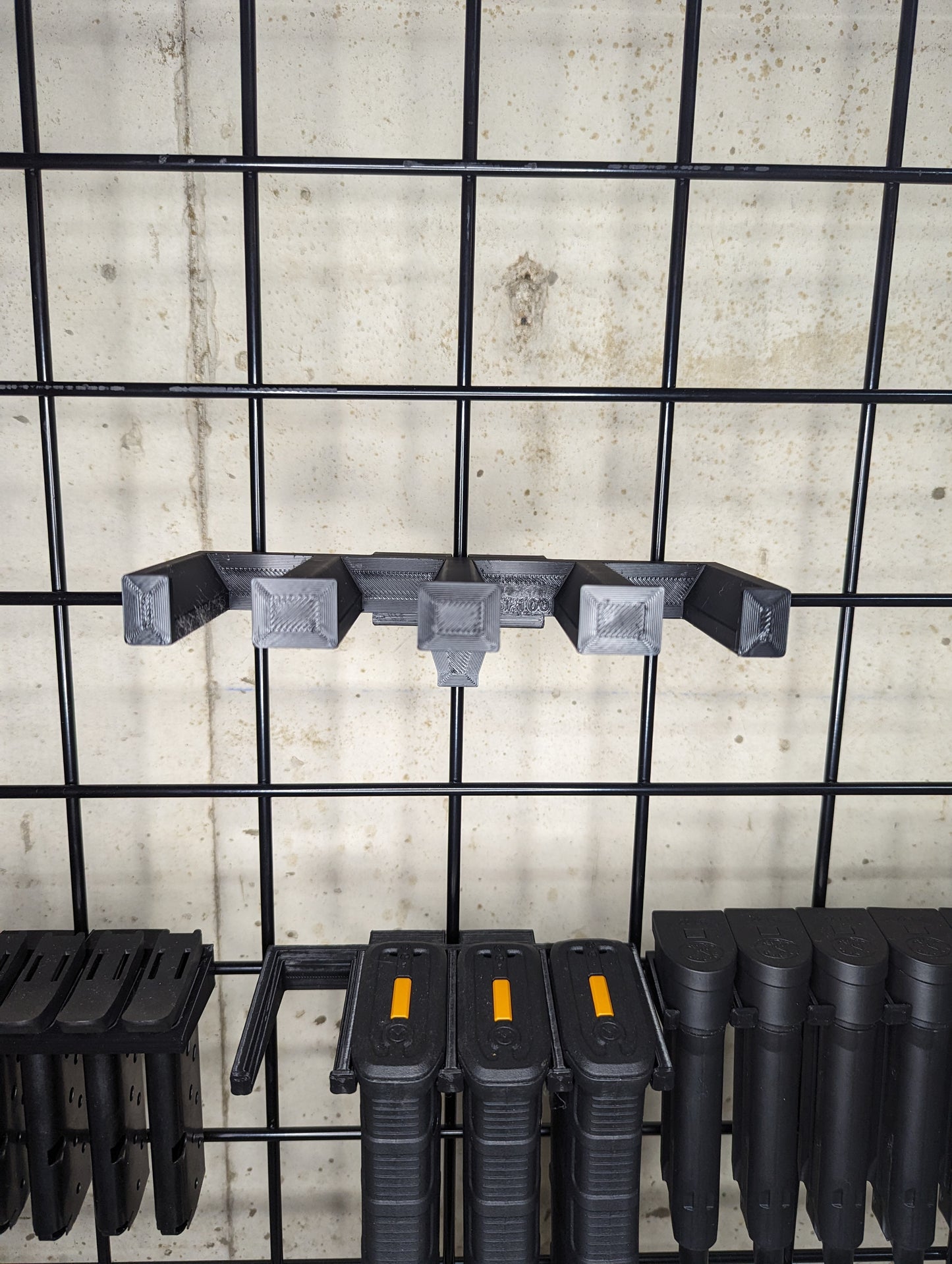 Mount for AR 15 223 / 556 Surefire 60 / 100 Mags - Gridwall | Magazine Holder Storage Rack