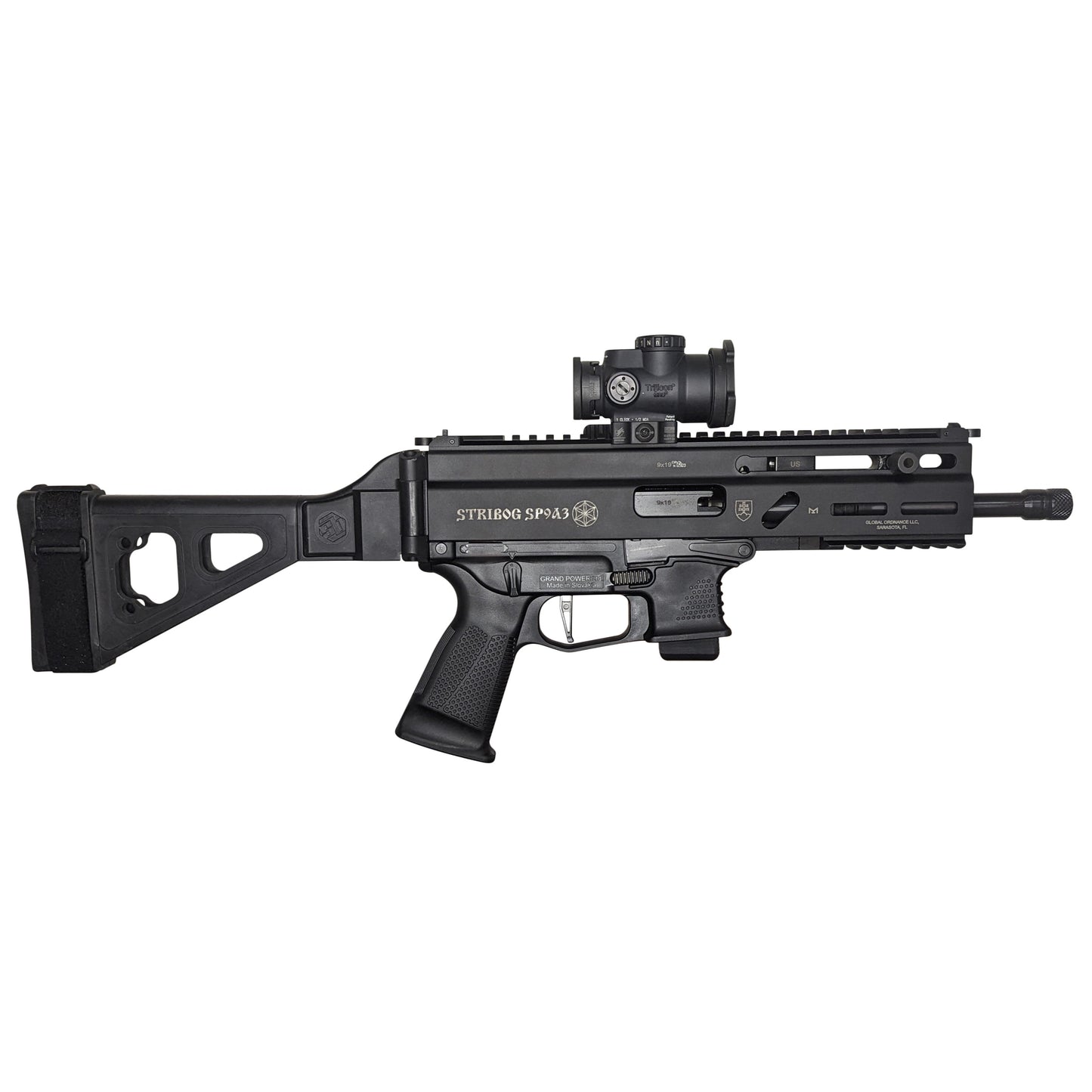 Magwell Mount for Grand Power Stribog SP9 - Wall | Rifle Holder Storage Rack