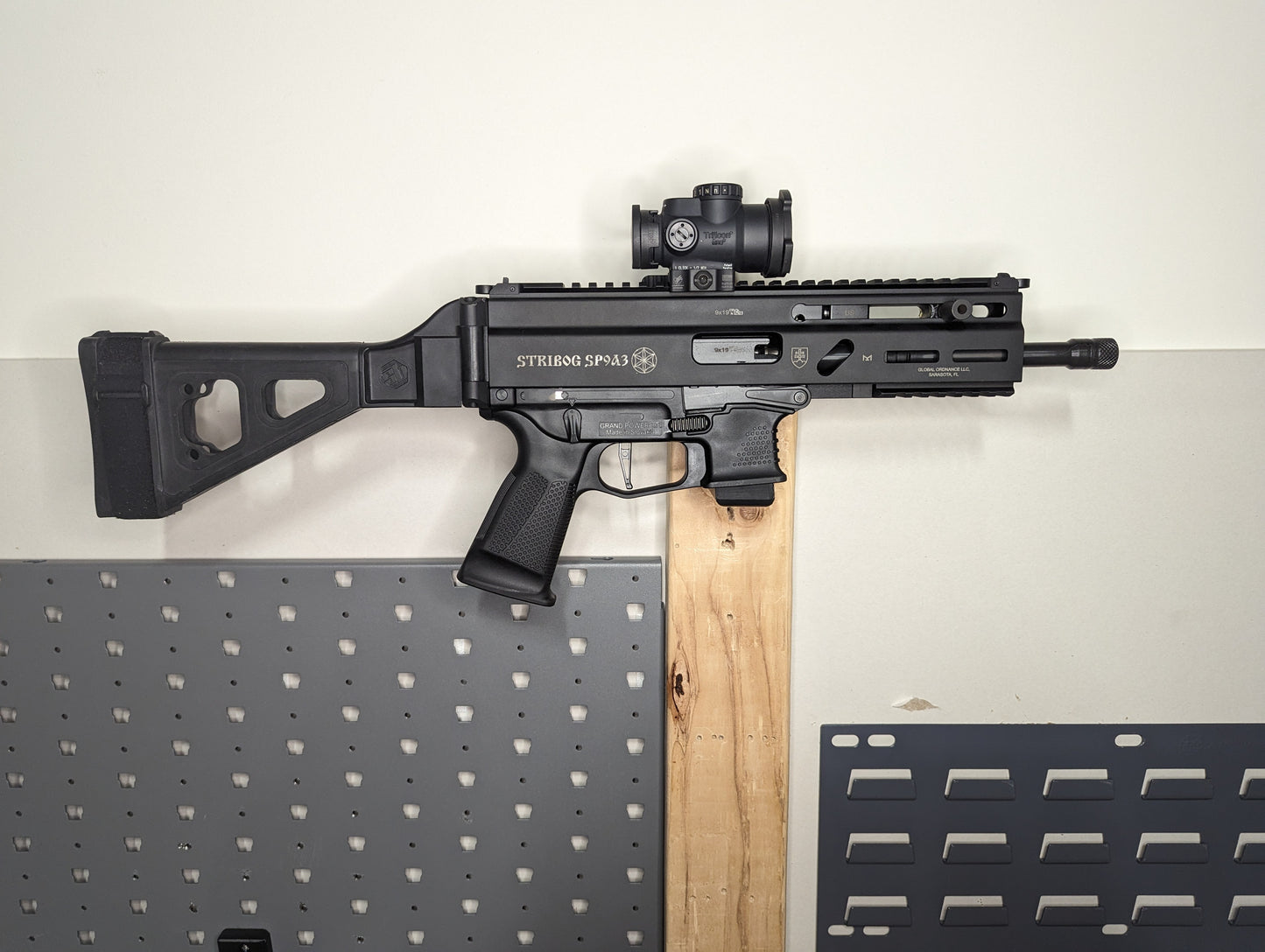 Magwell Mount for Grand Power Stribog SP9 - Wall | Rifle Holder Storage Rack