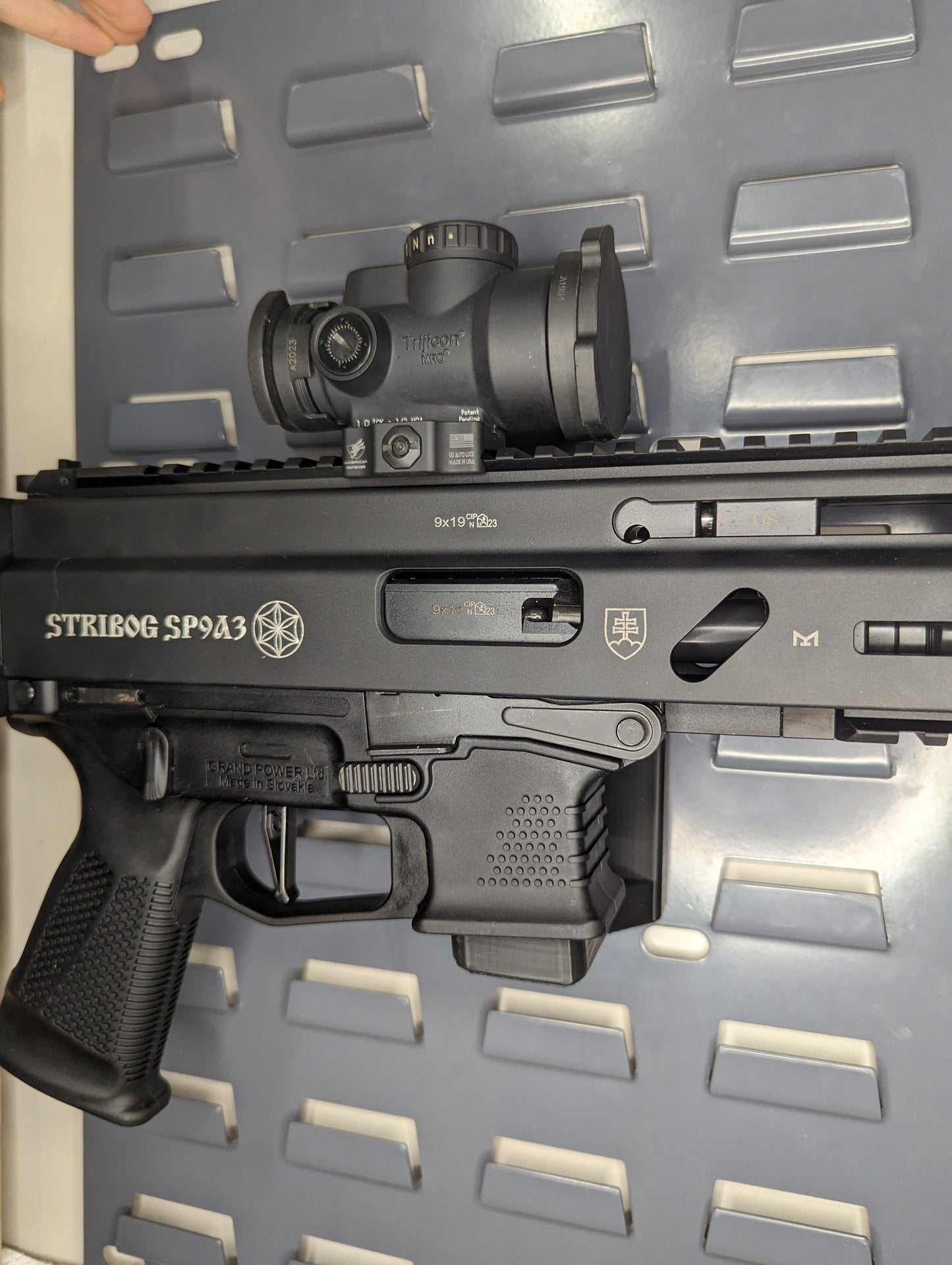 Magwell Mount for Grand Power Stribog SP9 - SecureIt | Rifle Holder Storage Rack