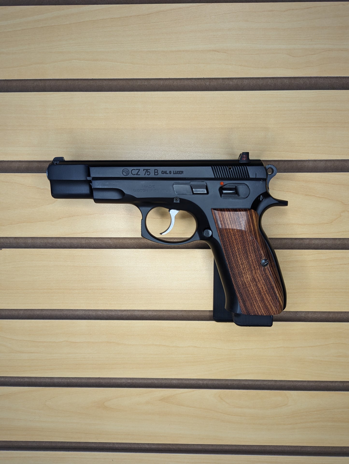 Magwell Mount for CZ 75/85/P01/P09/P10/PCR/SP01/Shadow/Kadet and Jericho - Slatwall | Handgun Holder Storage Rack