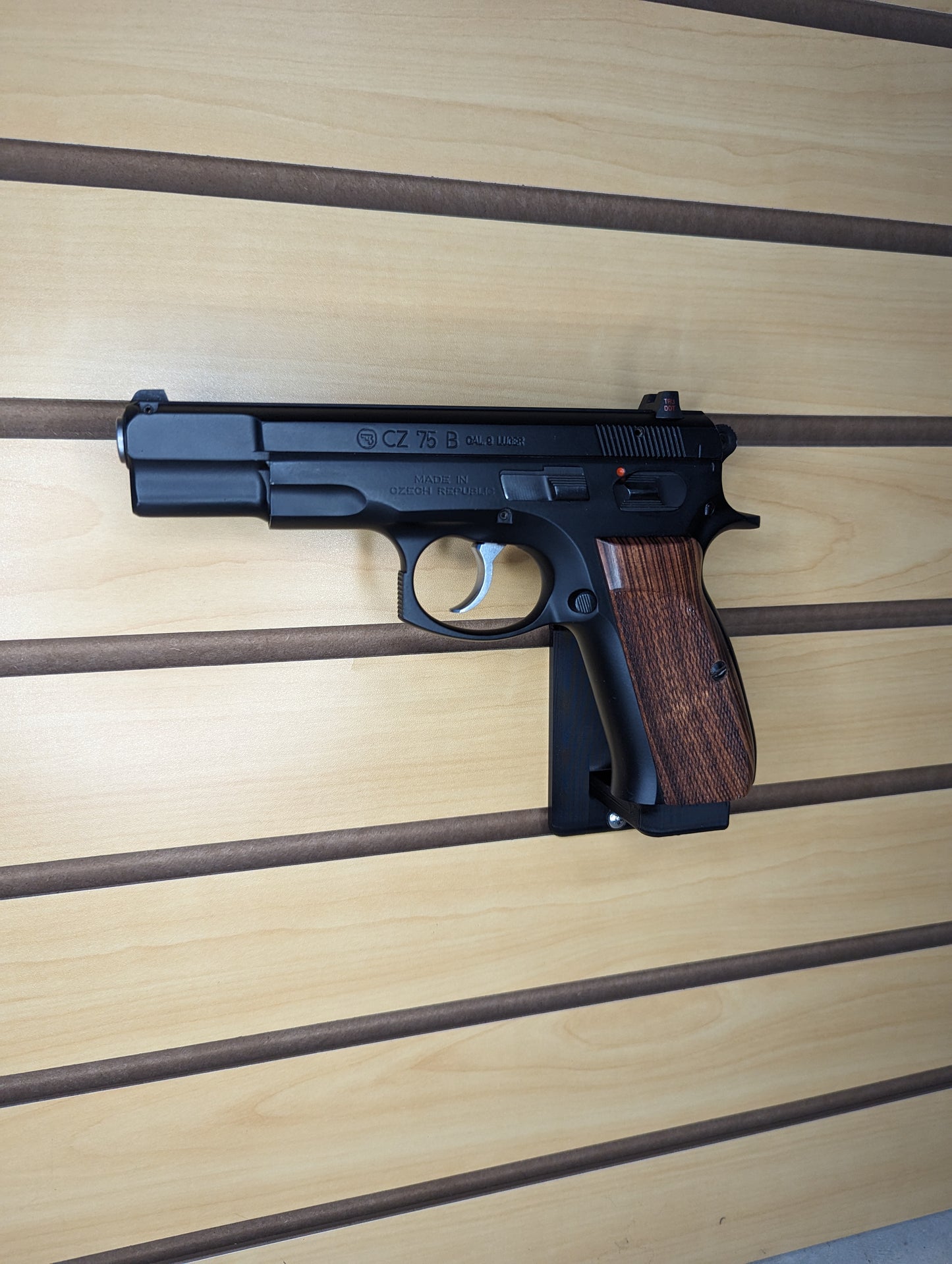 Magwell Mount for CZ 75/85/P01/P09/P10/PCR/SP01/Shadow/Kadet and Jericho - Slatwall | Handgun Holder Storage Rack