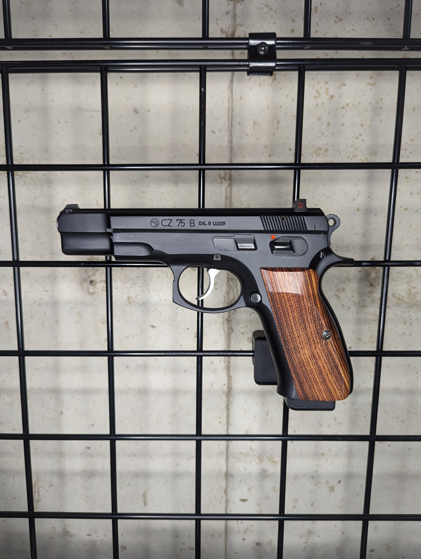 Magwell Mount for CZ 75/85/P01/P09/P10/PCR/SP01/Shadow/Kadet and Jericho - Gridwall | Handgun Holder Storage Rack