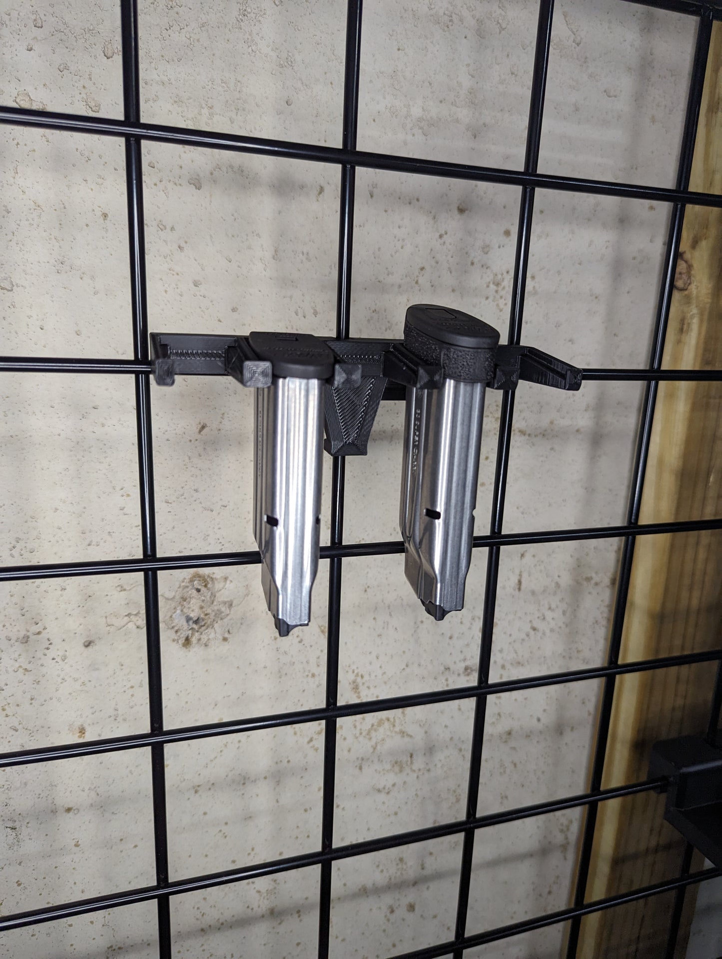 Mount for S&W Shield Plus 30 Super Carry Mags - Gridwall | Magazine Holder Storage Rack