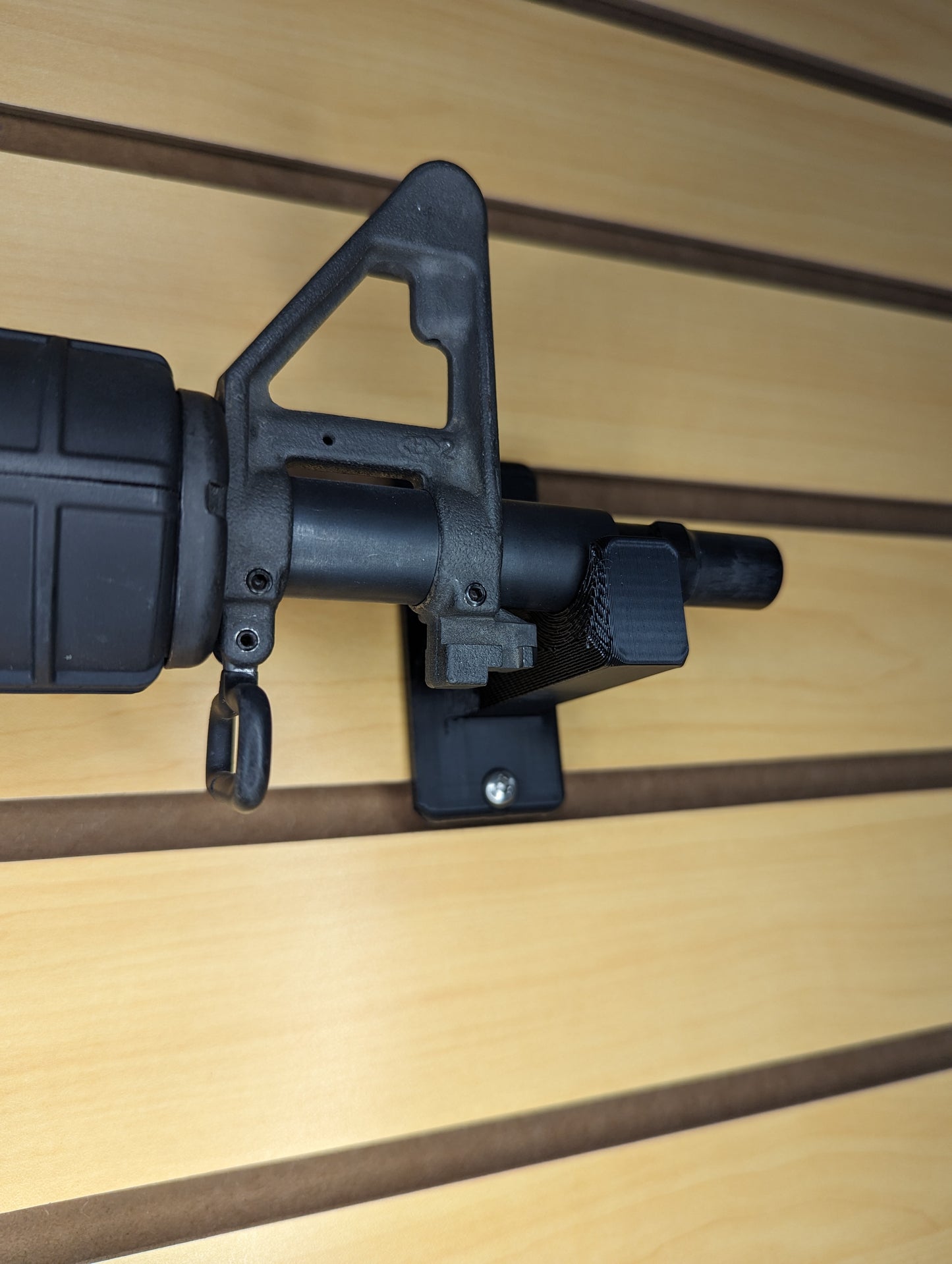 AR 15 Upper Receiver Mount - Slatwall | Rifle Holder Storage Rack