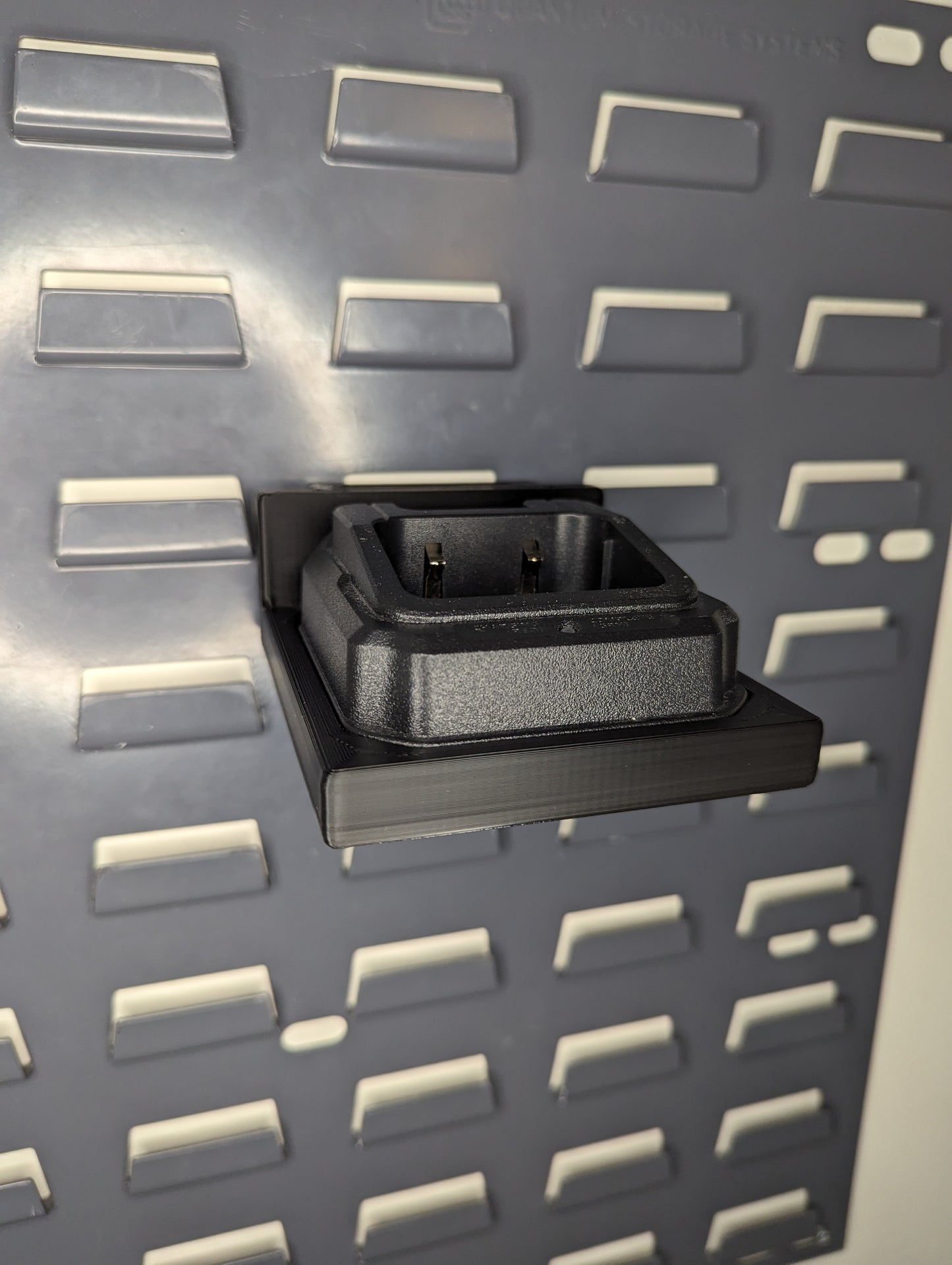 Mount for Baofeng UV-9R Charger - SecureIt / Akro-Mils | Gear Holder Storage Rack