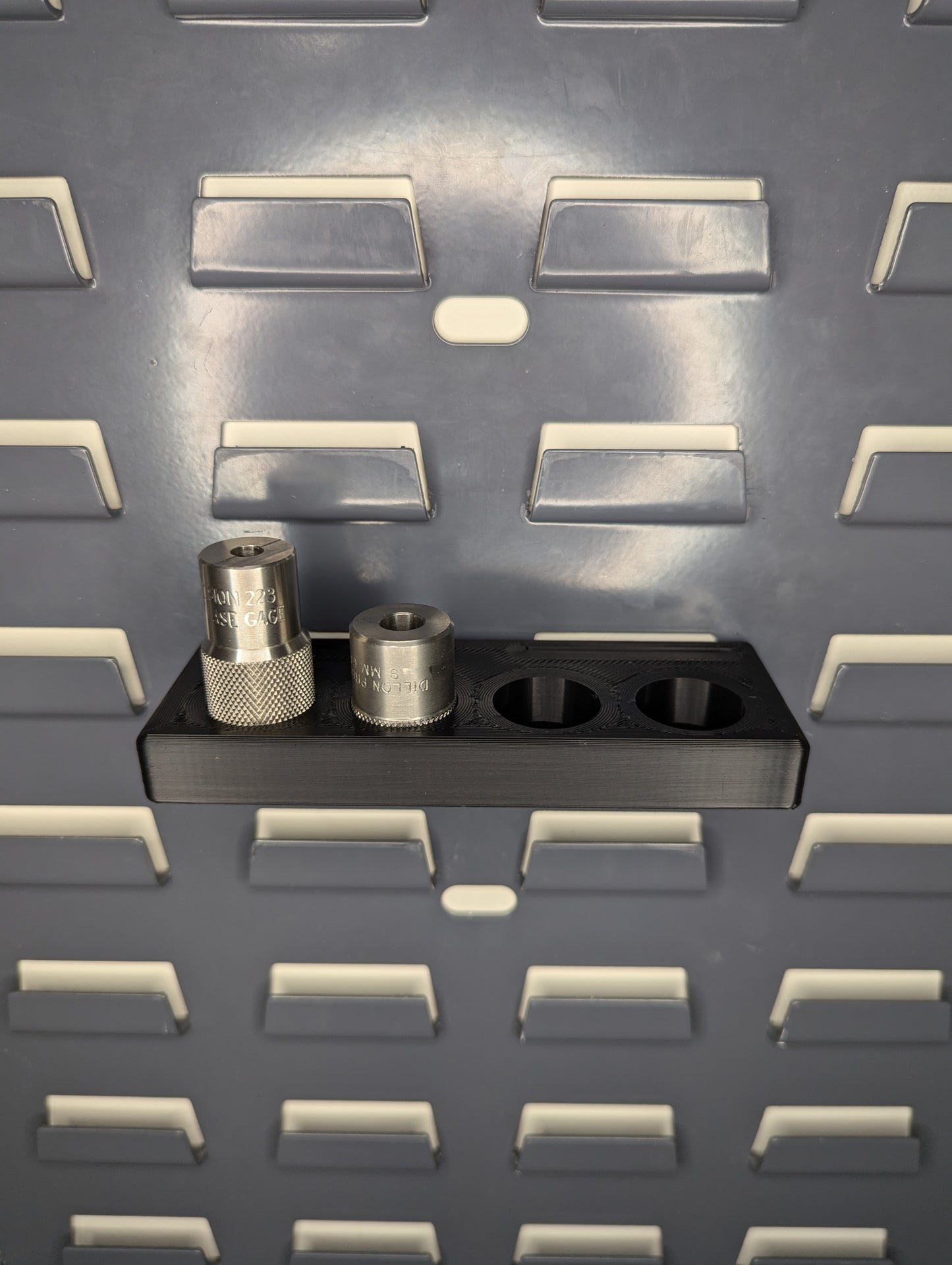 Dillon Case Gauge Mount - SecureIt / Akro-Mils | Reloading Holder Storage Rack