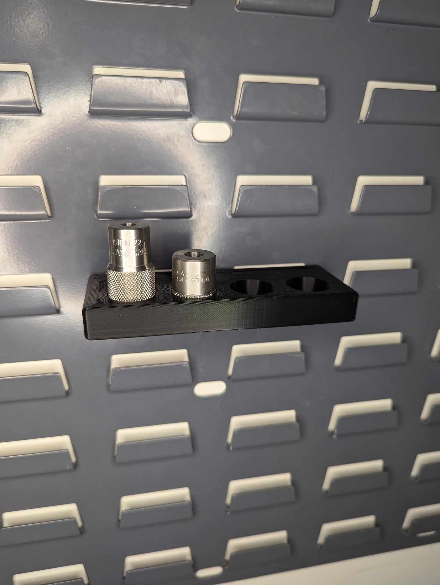 Dillon Case Gauge Mount - SecureIt / Akro-Mils | Reloading Holder Storage Rack