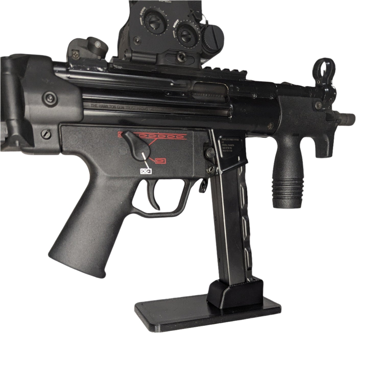 Display Stand for HK MP5 9mm (Straight Metal Mag) | Rifle Holder Storage Rack