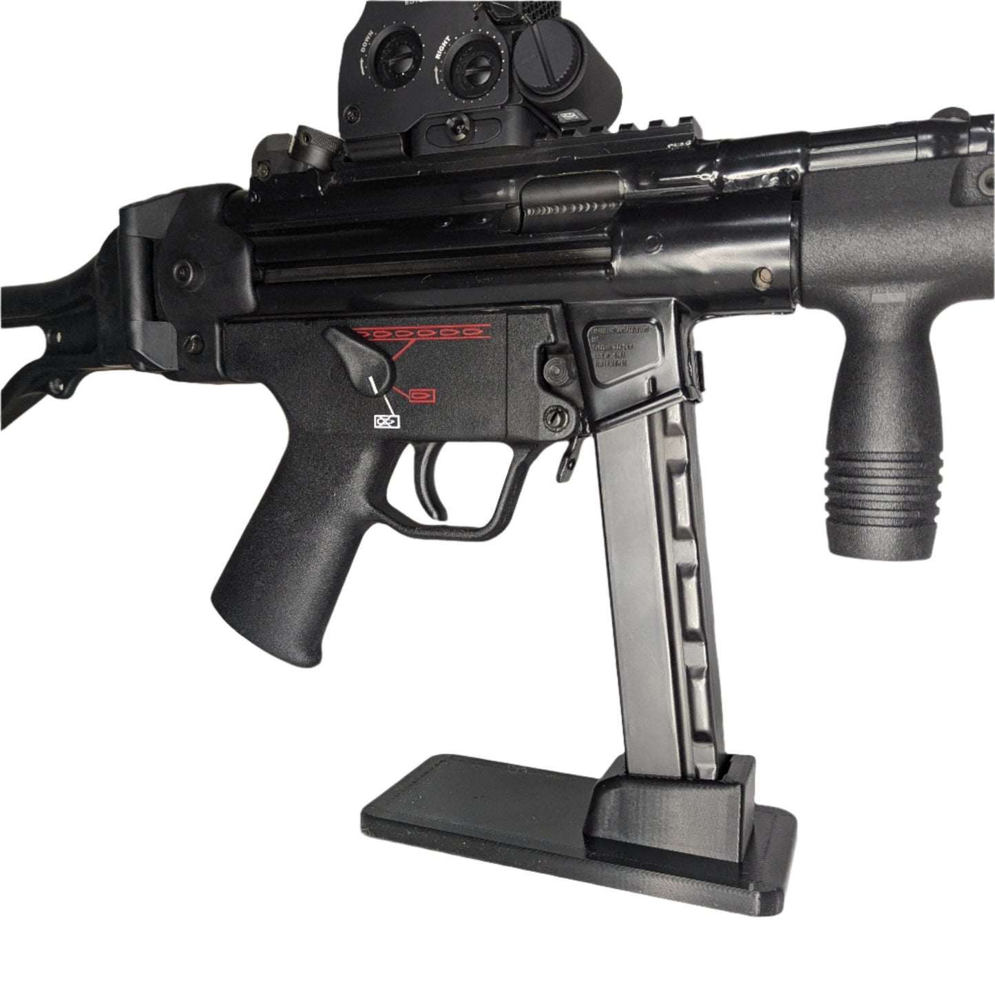 Display Stand for HK MP5 9mm (Straight Metal Mag) | Rifle Holder Storage Rack