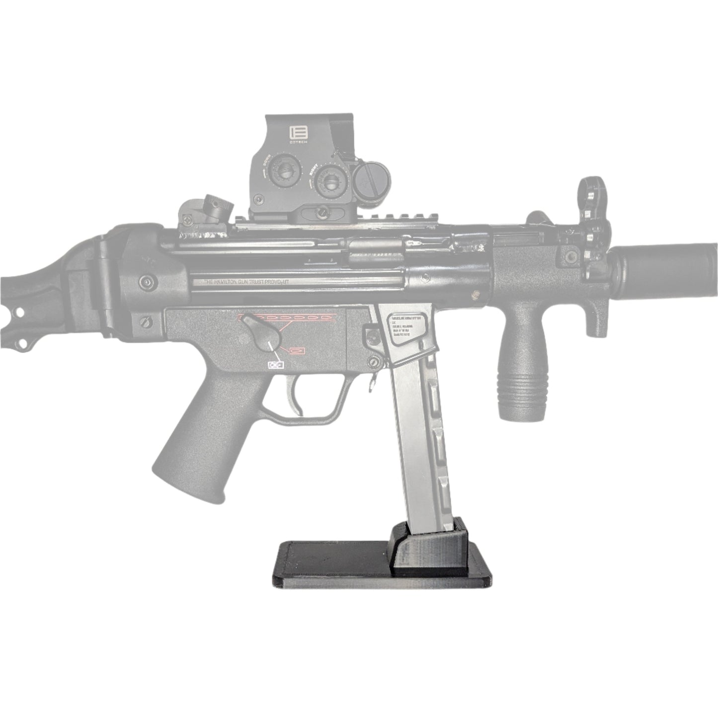 Display Stand for HK MP5 9mm (Straight Metal Mag) | Rifle Holder Storage Rack