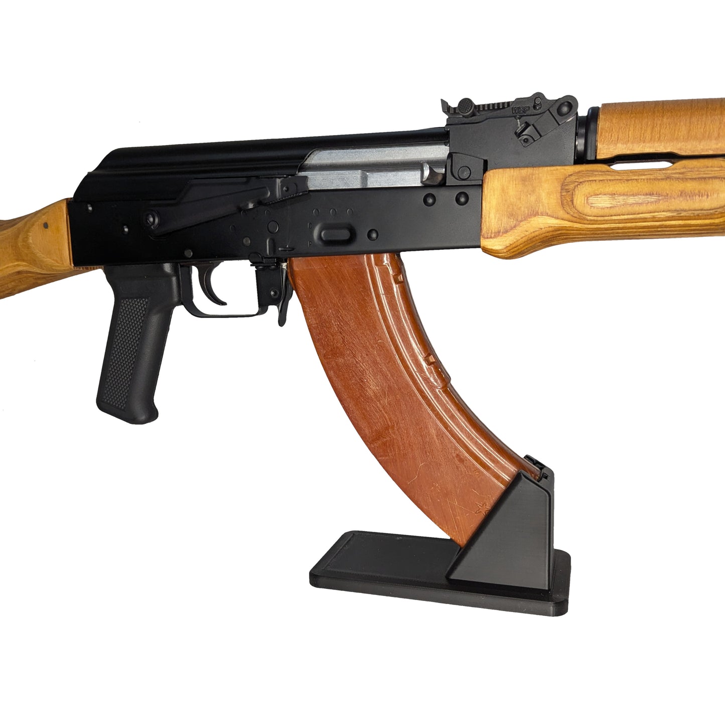 Display Stand for AK47 762 (Bakelite Mag) | Rifle Holder Storage Rack