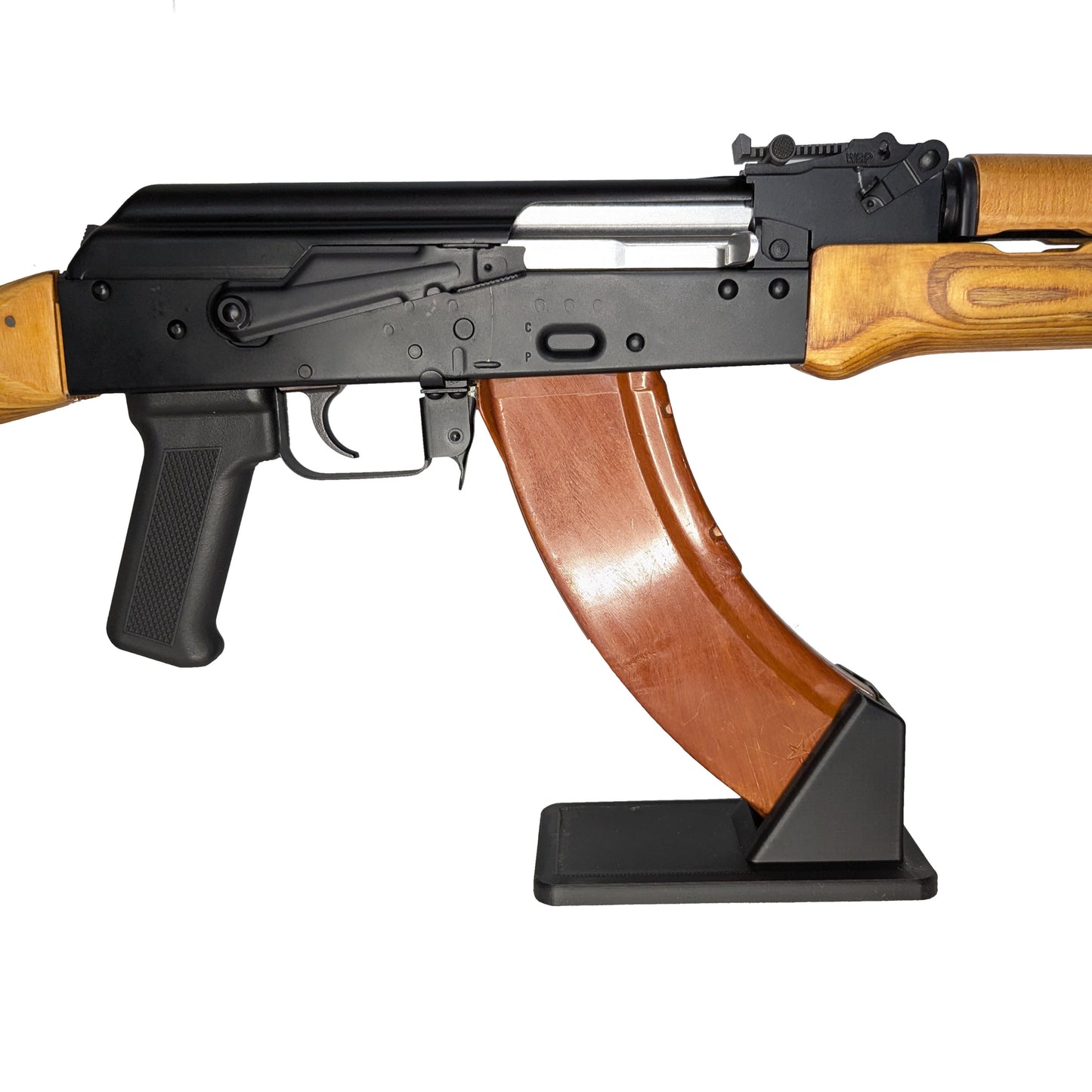 Display Stand for AK47 762 (Bakelite Mag) | Rifle Holder Storage Rack
