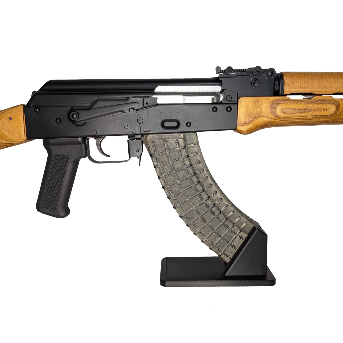 Display Stand for AK47 762 (Circle 10 Mag) | Rifle Holder Storage Rack