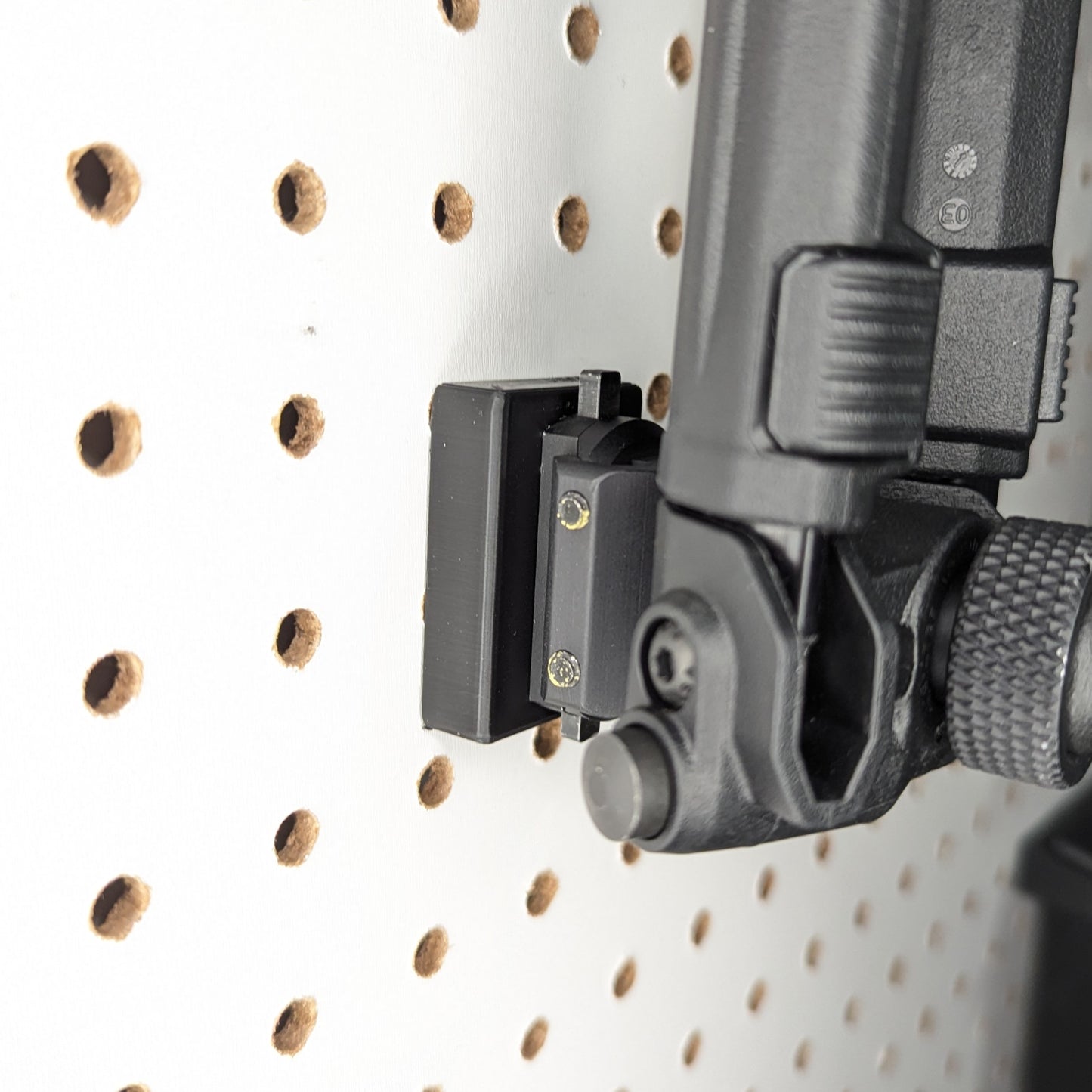 MLOK Accessory Mount Vertical - Pegboard / IKEA Skadis / Wall Control / Vaultek | Gear Holder Storage Rack