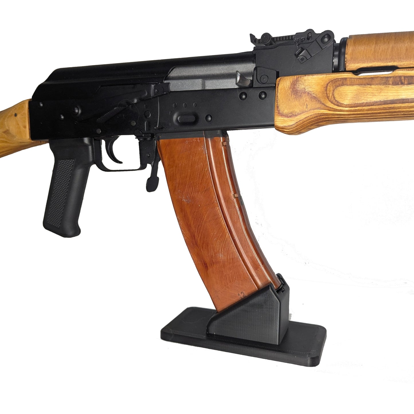 Display Stand for AK74 545 / 556 (Bakelite Mag) | Rifle Holder Storage Rack