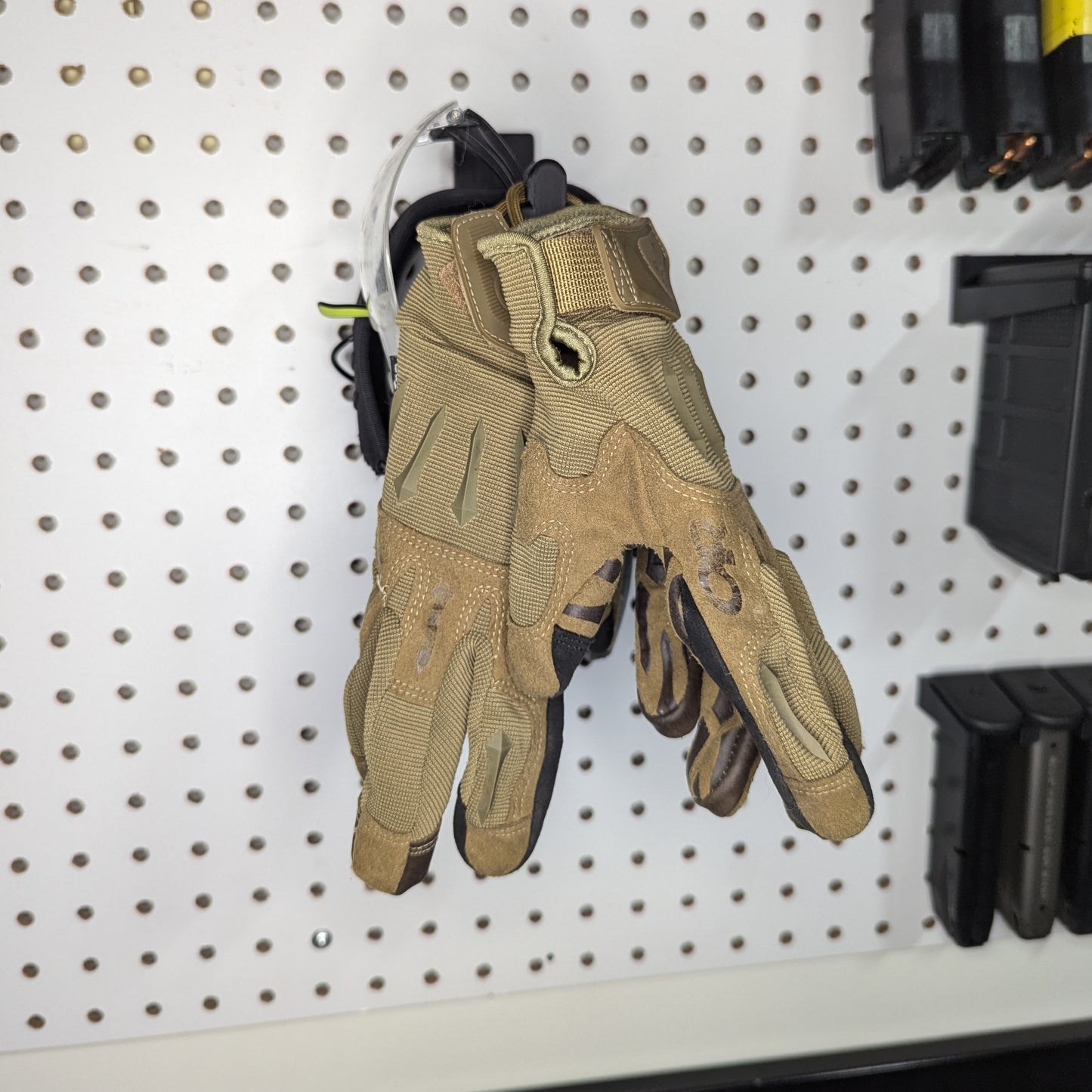 Ear Pro, Glasses, and Gloves Mount - Pegboard / IKEA Skadis / Wall Control / Vaultek | Gear Holder Storage Rack