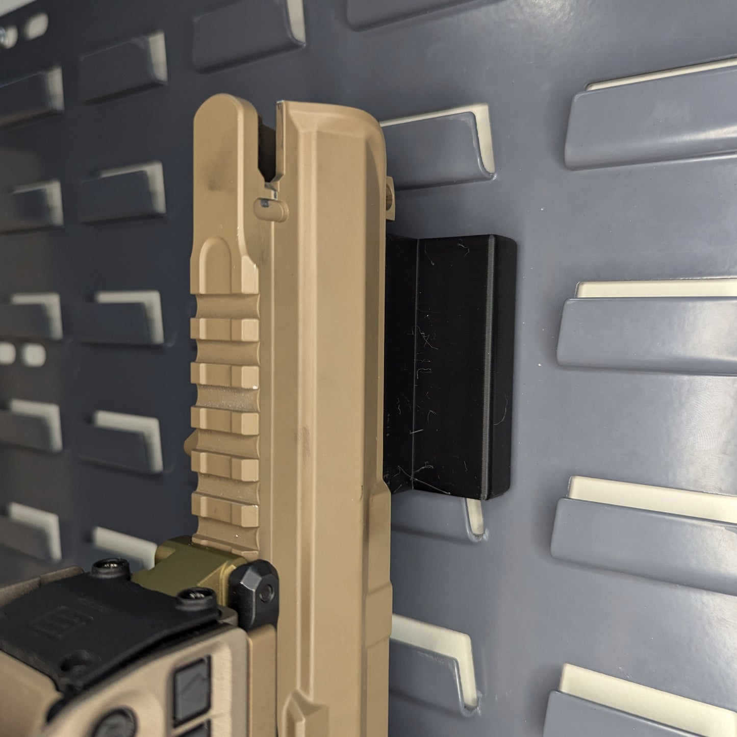 AR 15 Upper Receiver Vertical Insert Mount - SecureIt / Akro-Mils | Rifle Holder Storage Rack