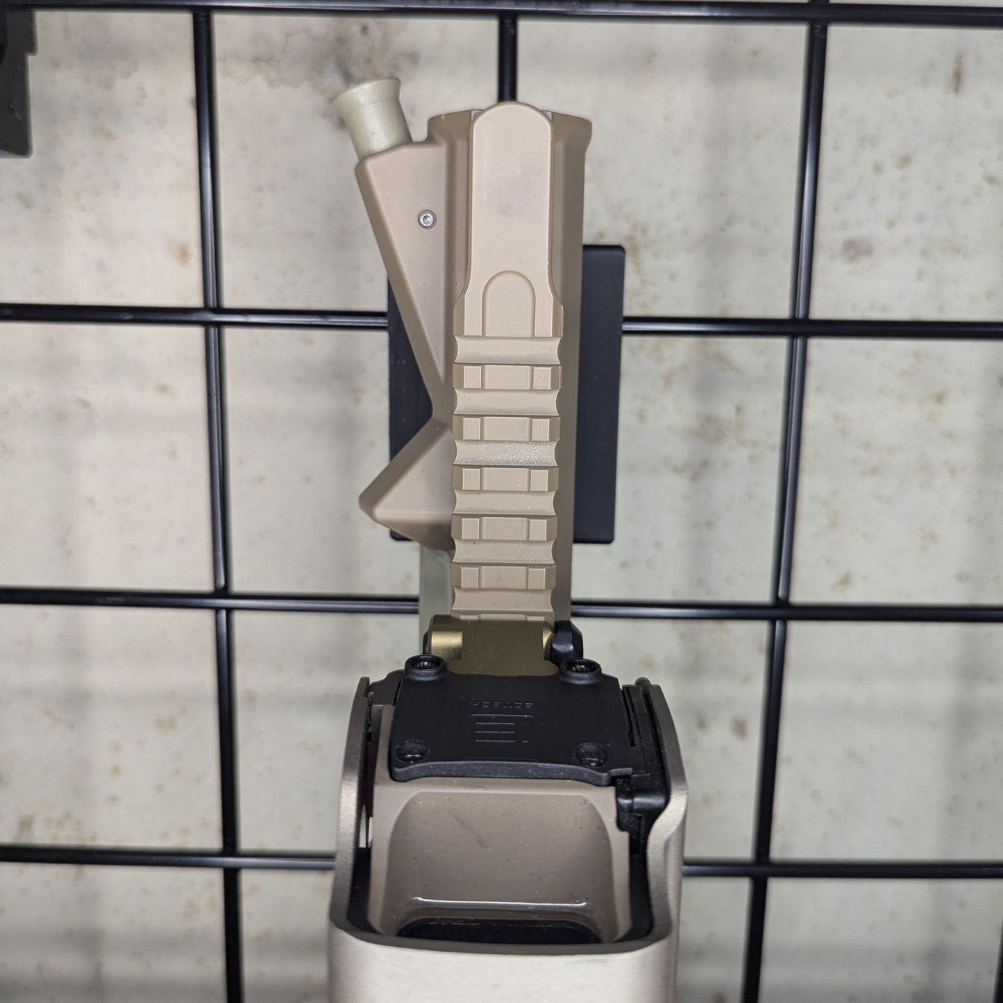 AR 15 Upper Receiver Vertical Insert Mount - Gridwall | Rifle Holder Storage Rack