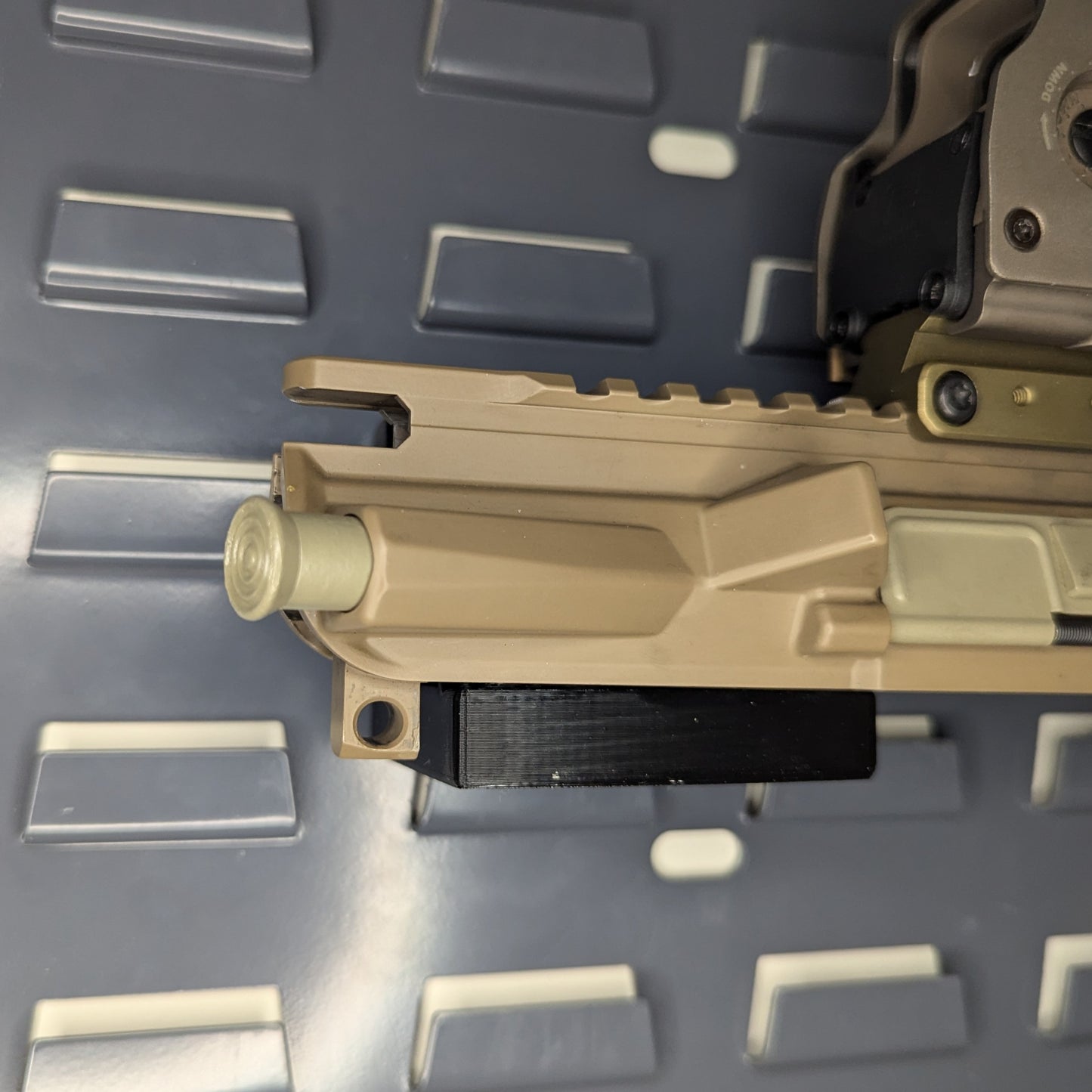 AR 15 Upper Receiver Horizontal Insert Mount - SecureIt / Akro-Mils | Rifle Holder Storage Rack