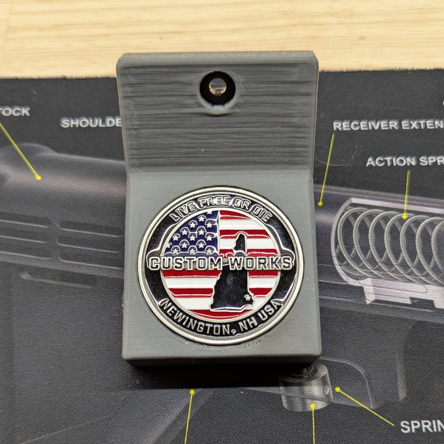 Mount for Sig Legion Challenge Coin - GallowTech | Gear Holder Storage Rack