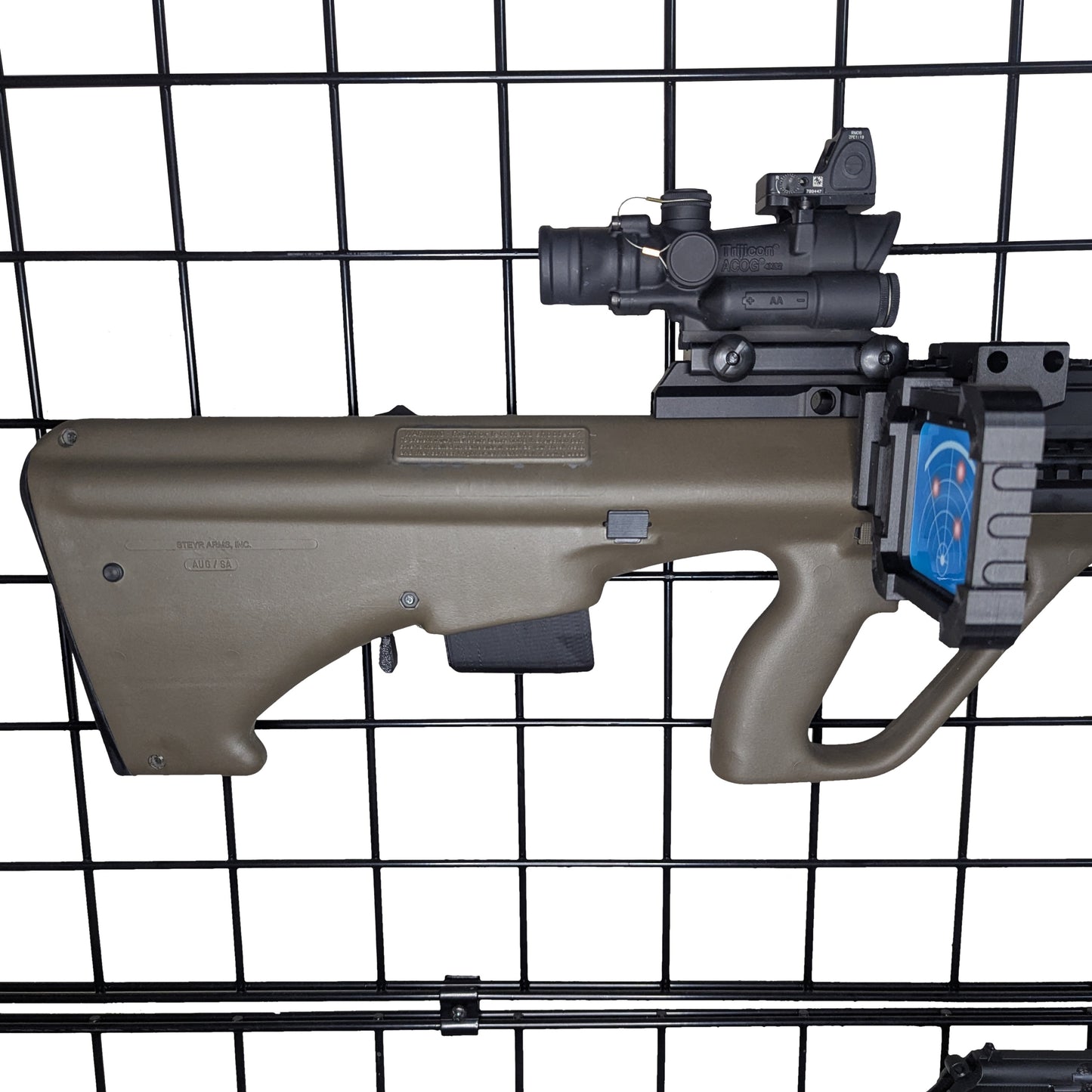 Magwell Mount for Steyr AUG (Waffle Mag) - Gridwall | Rifle Holder Storage Rack