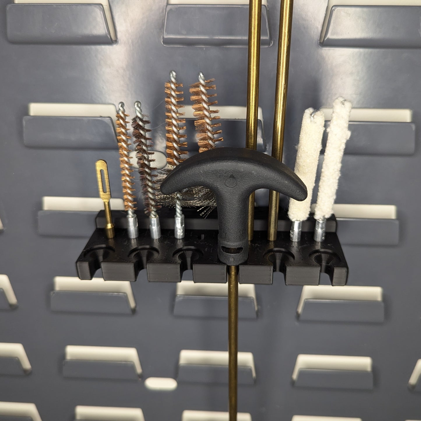 Cleaning Rod and Brush Mount - SecureIt / Akro-Mils | Reloading Holder Storage Rack