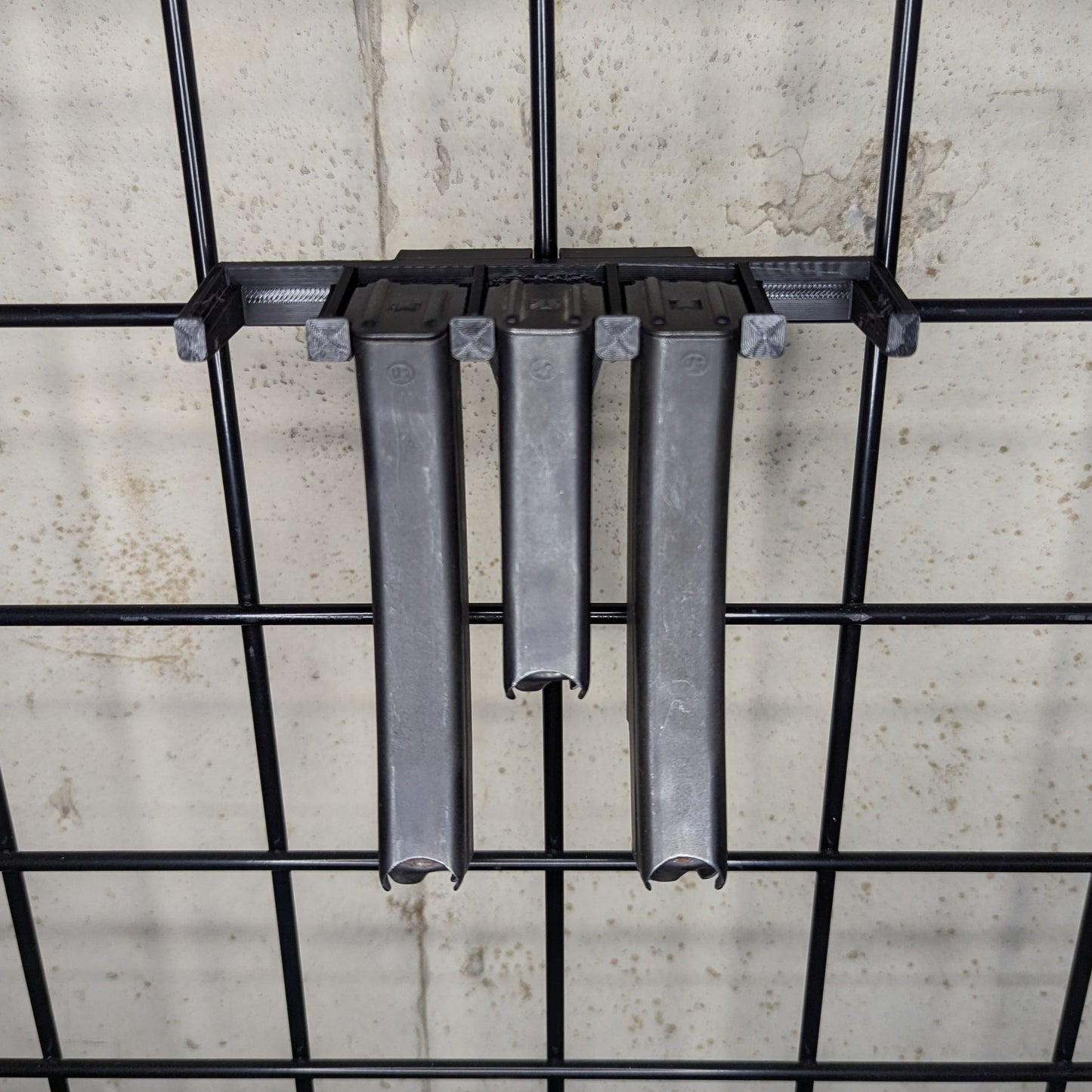 Mount for VZ 61 Skorpion .32 ACP Mags - Gridwall | Magazine Holder Storage Rack